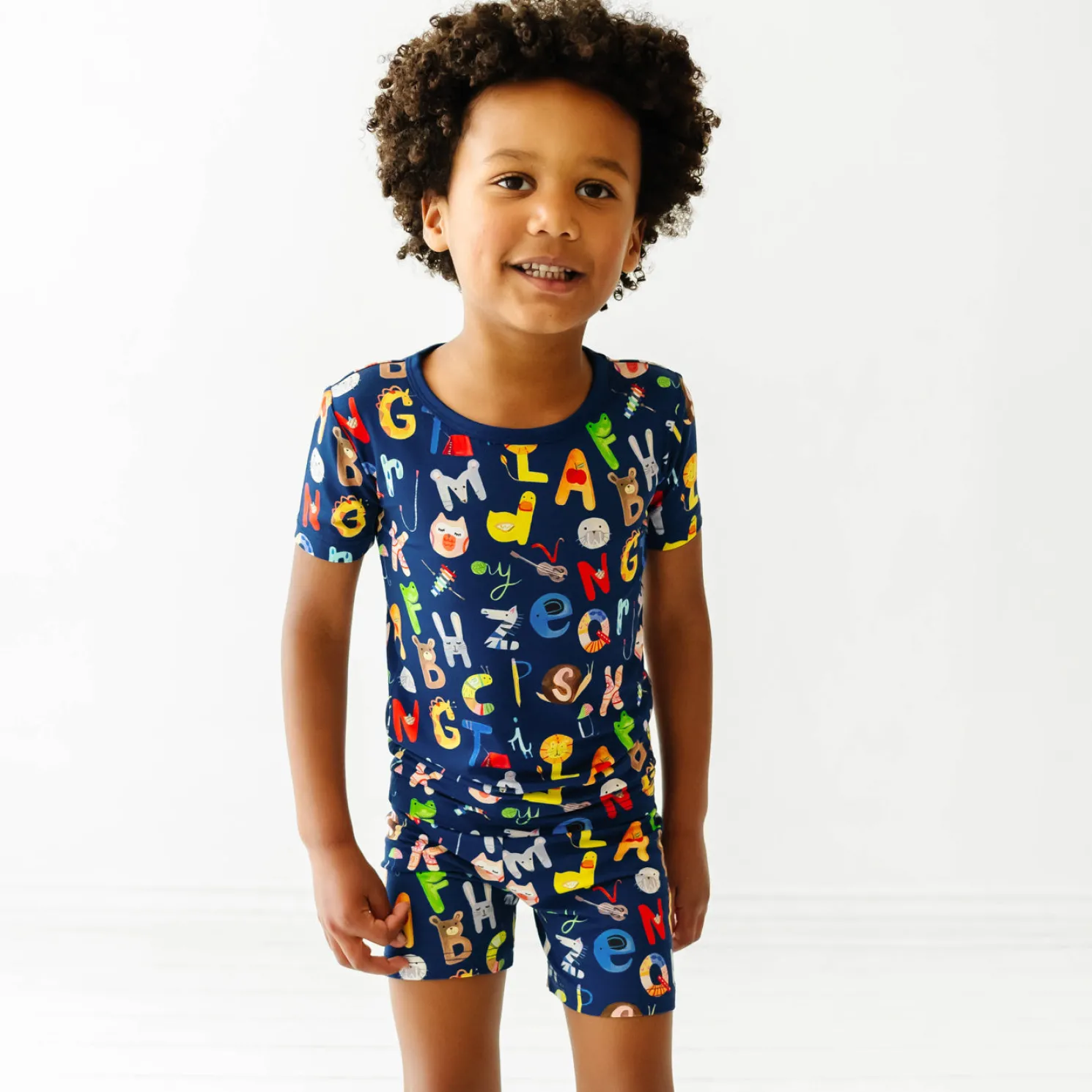 Alphabet Friends Two-Piece Pajama Set