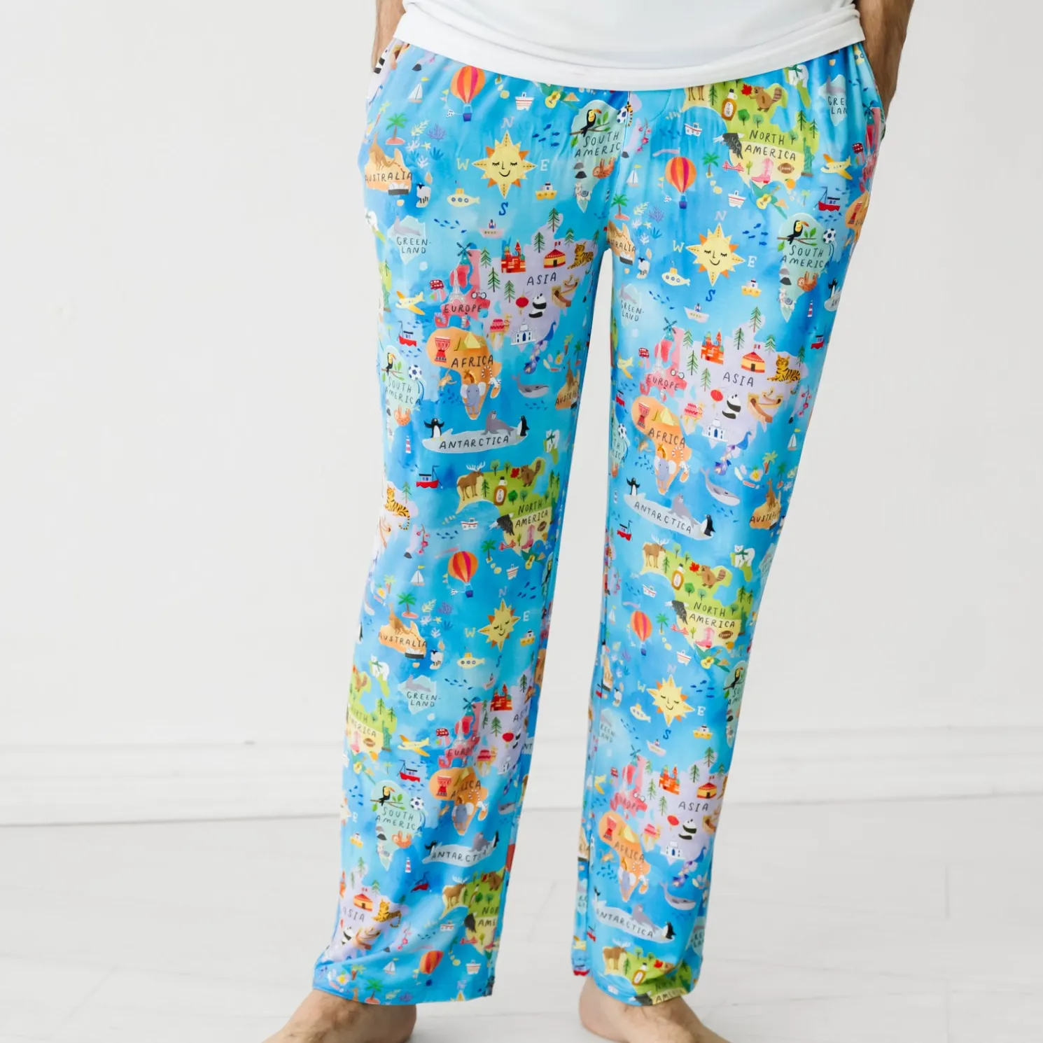 Around The World Men's Pajama Pants