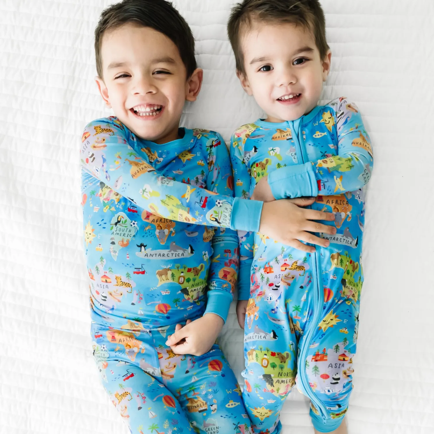 Around The World Two-Piece Pajama Set