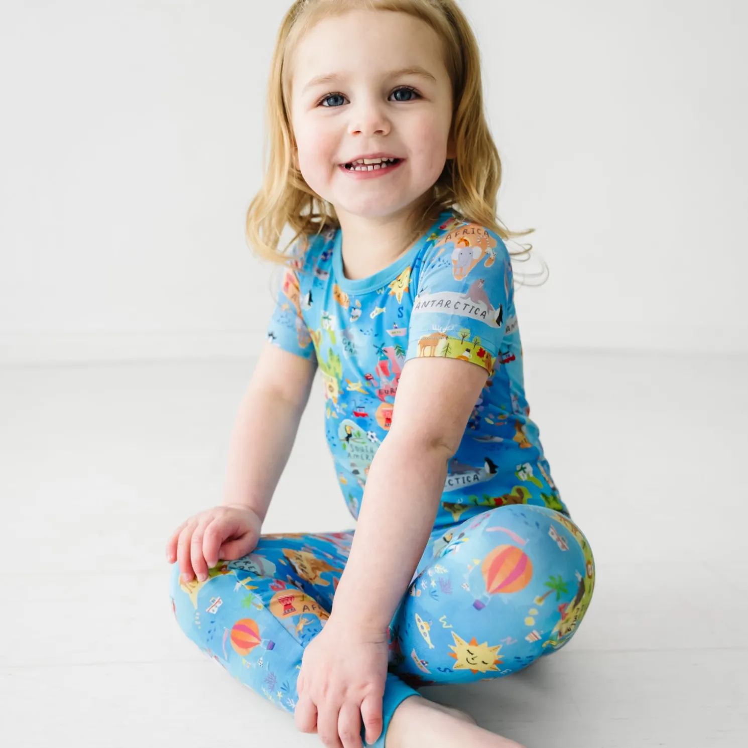 Around The World Two-Piece Pajama Set