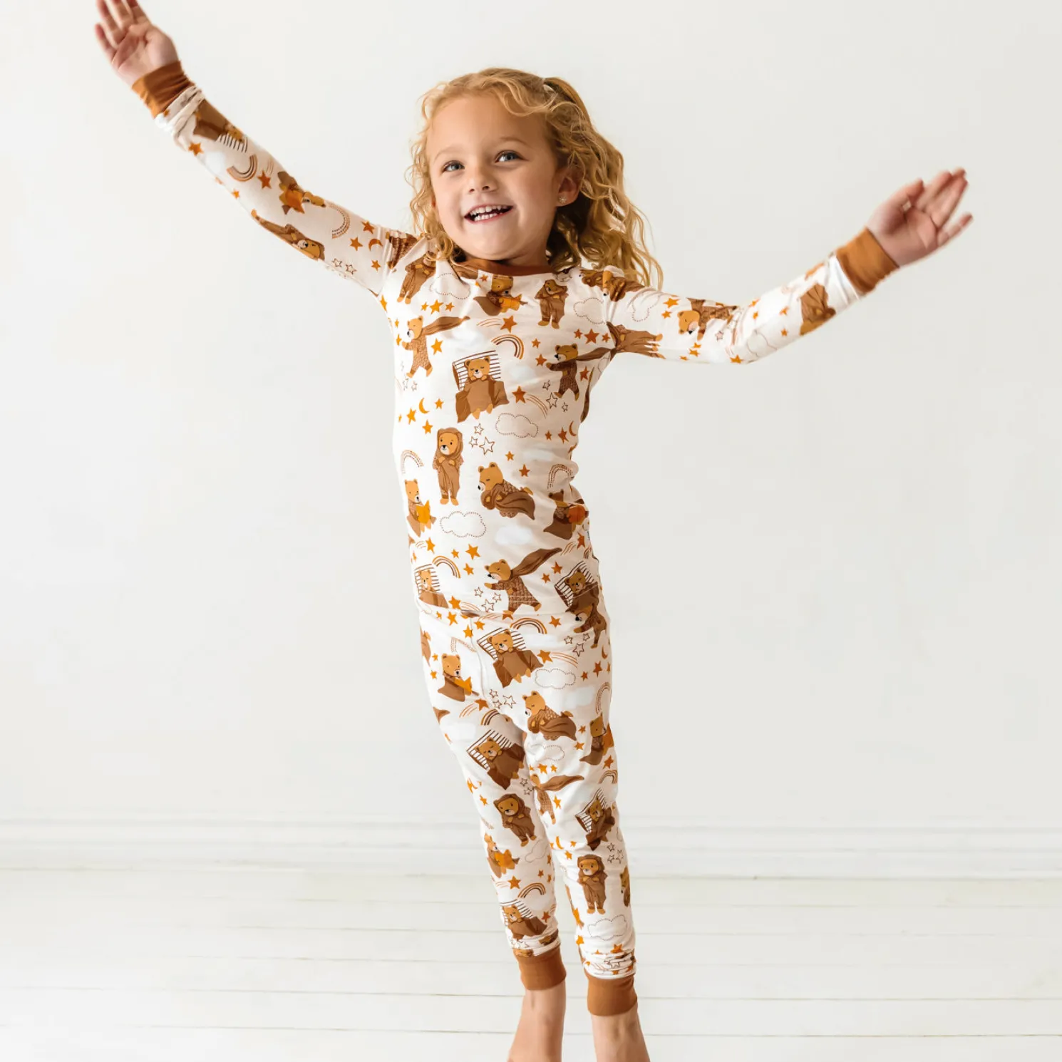 Beary Sleepy Two-Piece Pajama Set