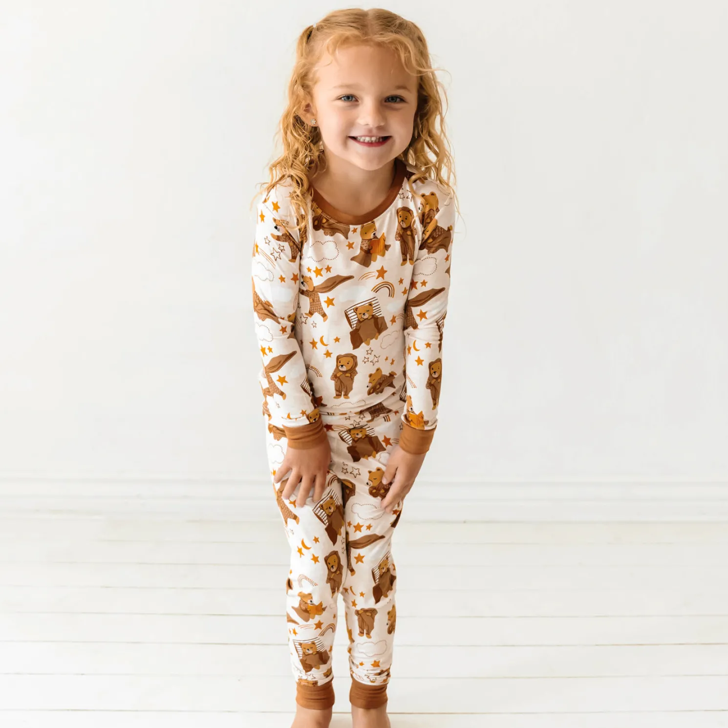 Beary Sleepy Two-Piece Pajama Set