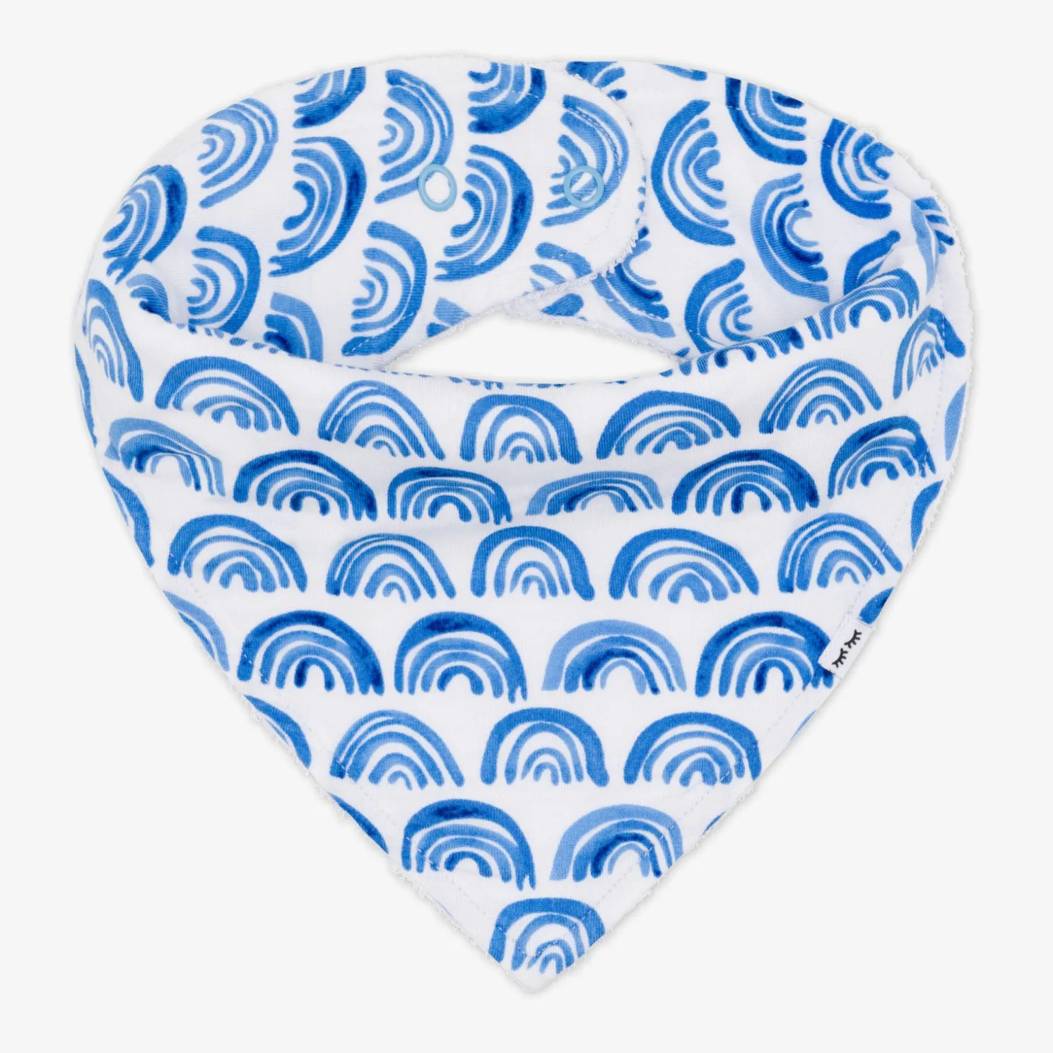 Blue Rainbows Bandana Bib