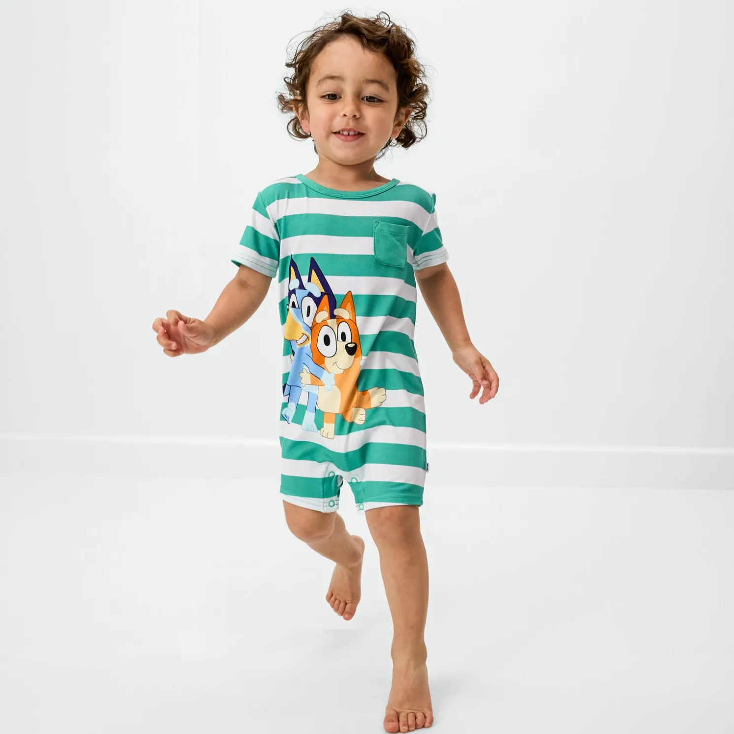 Bluey & Bingo Pocket Shorty Romper