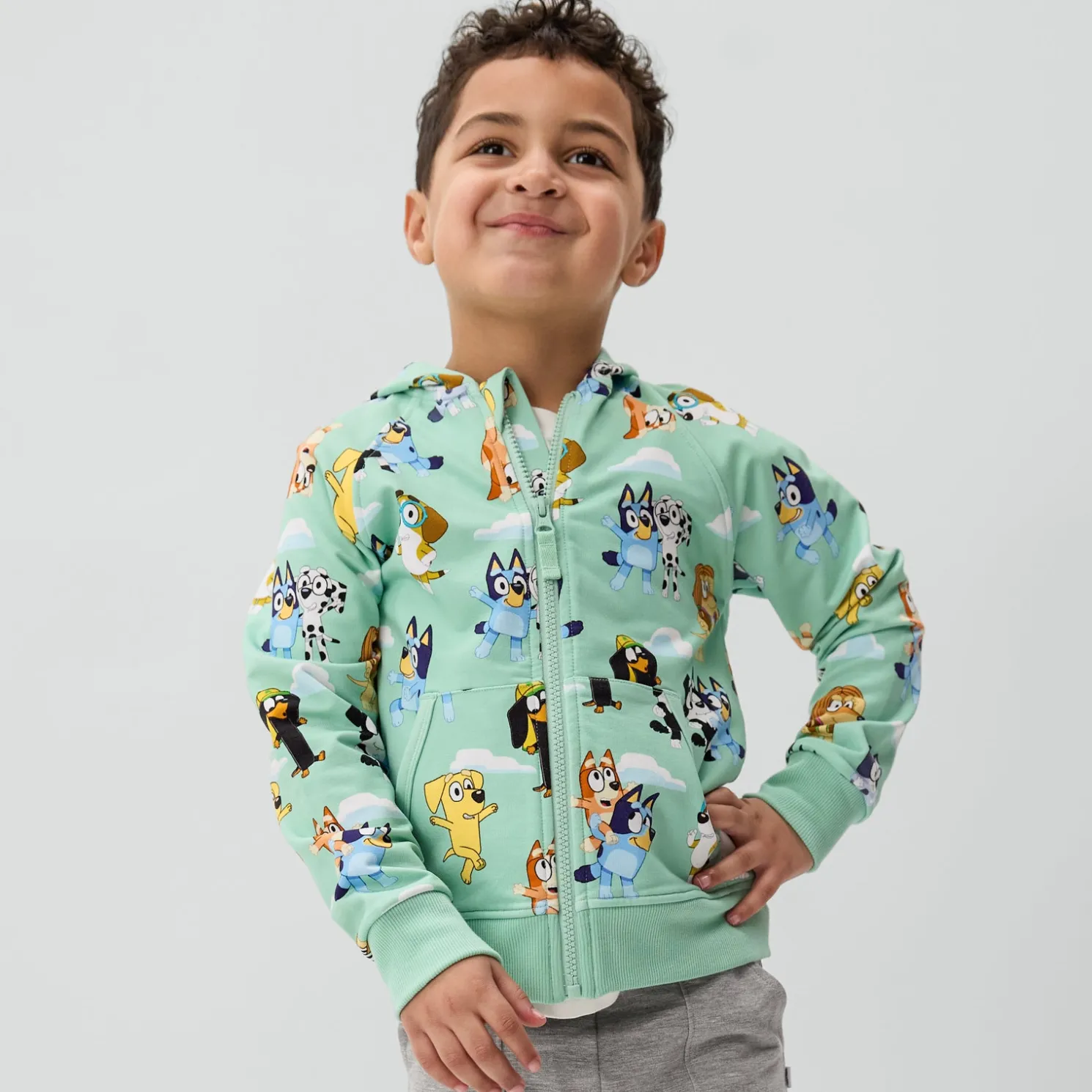 Bluey Sky's The Limit Zip Hoodie