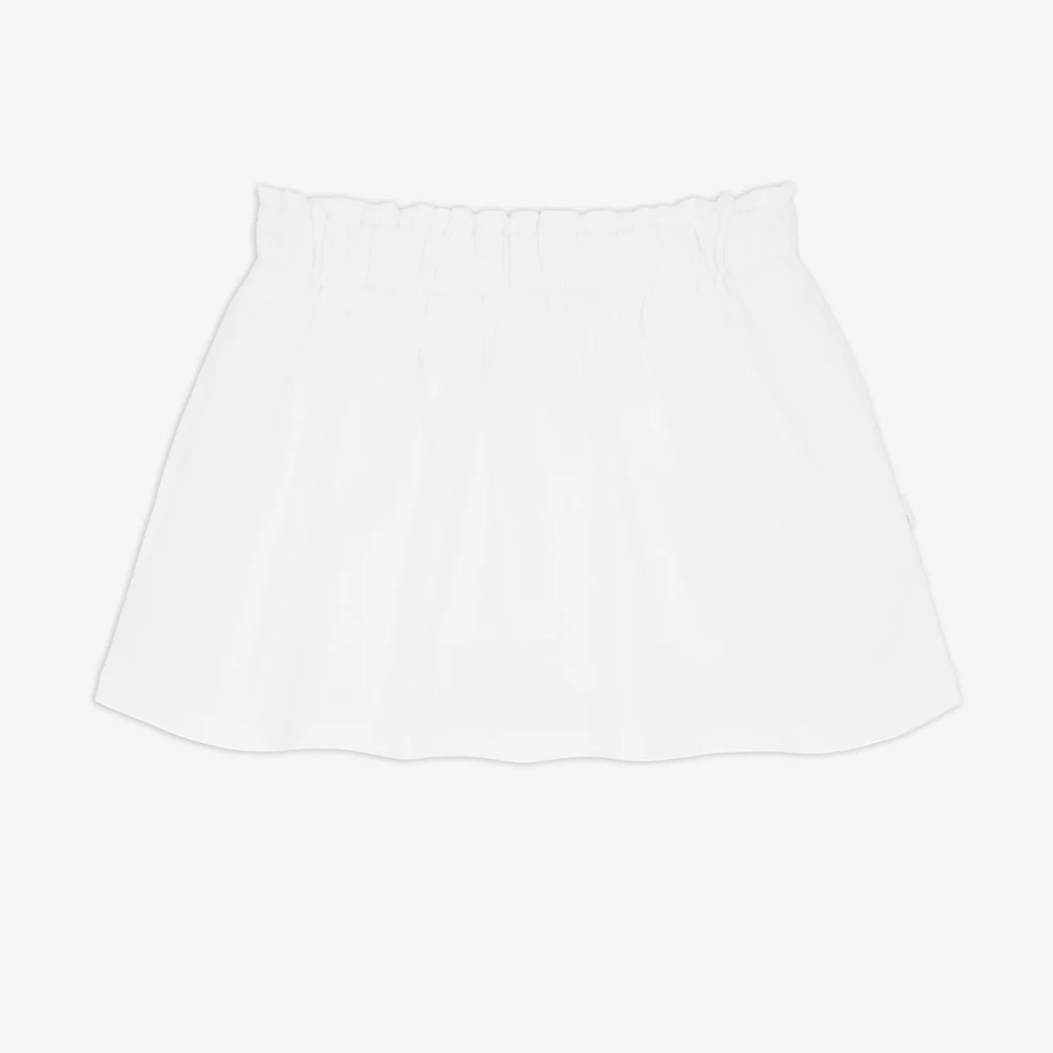 Bright White Denim Skort