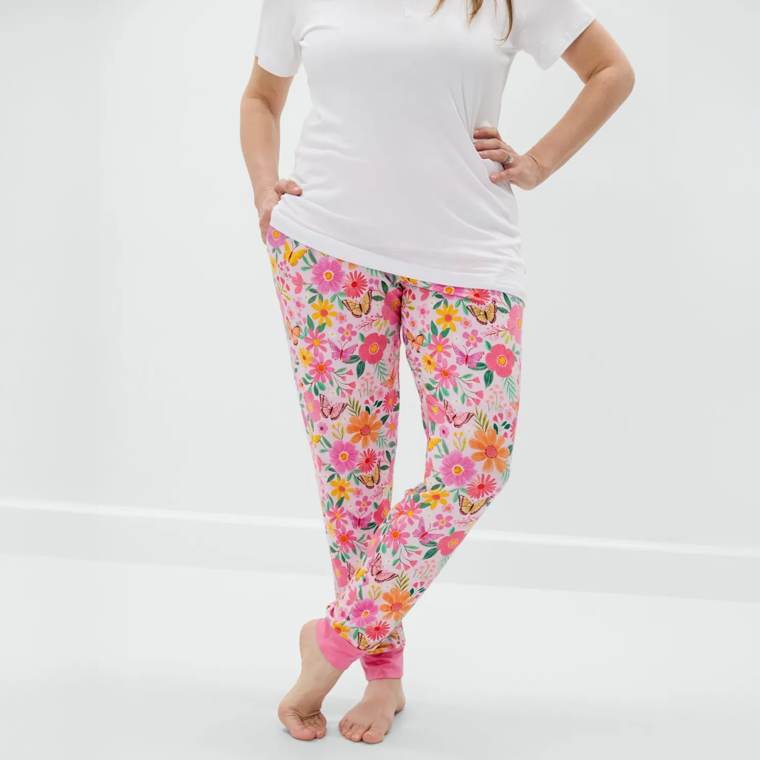 Butterfly Blooms Women's Pajama Pants