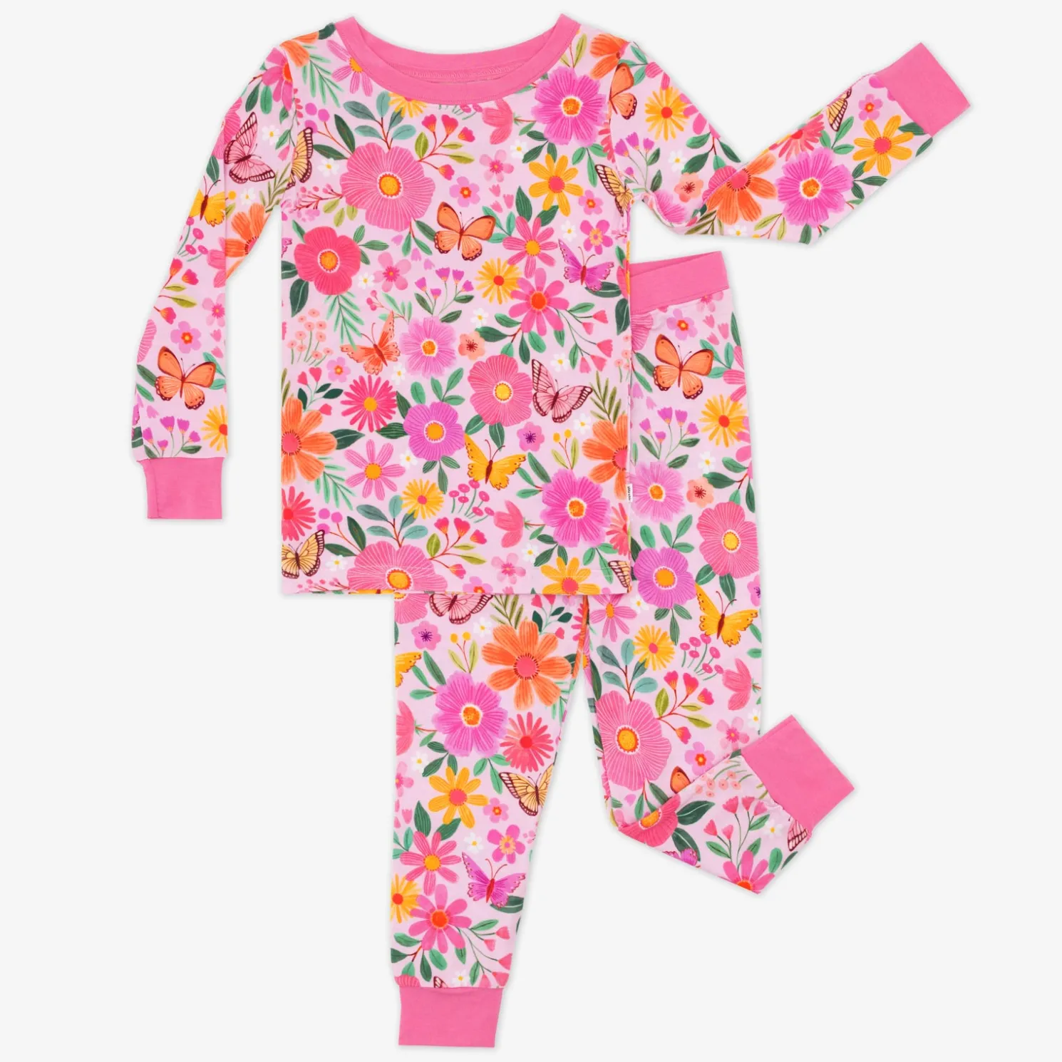 Butterfly Blooms Two-Piece Pajama Set