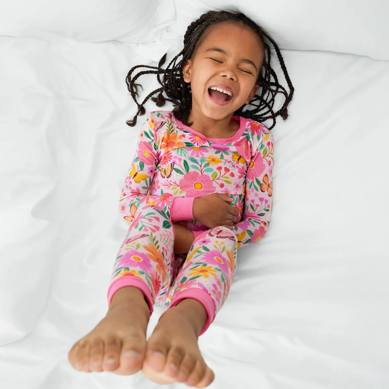 Butterfly Blooms Two-Piece Pajama Set