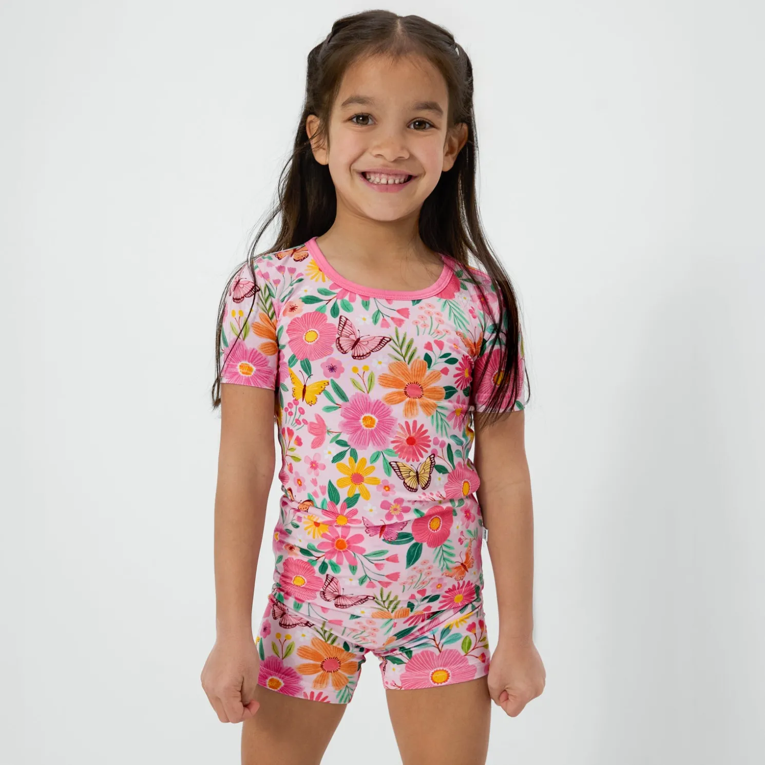 Butterfly Blooms Two-Piece Pajama Set