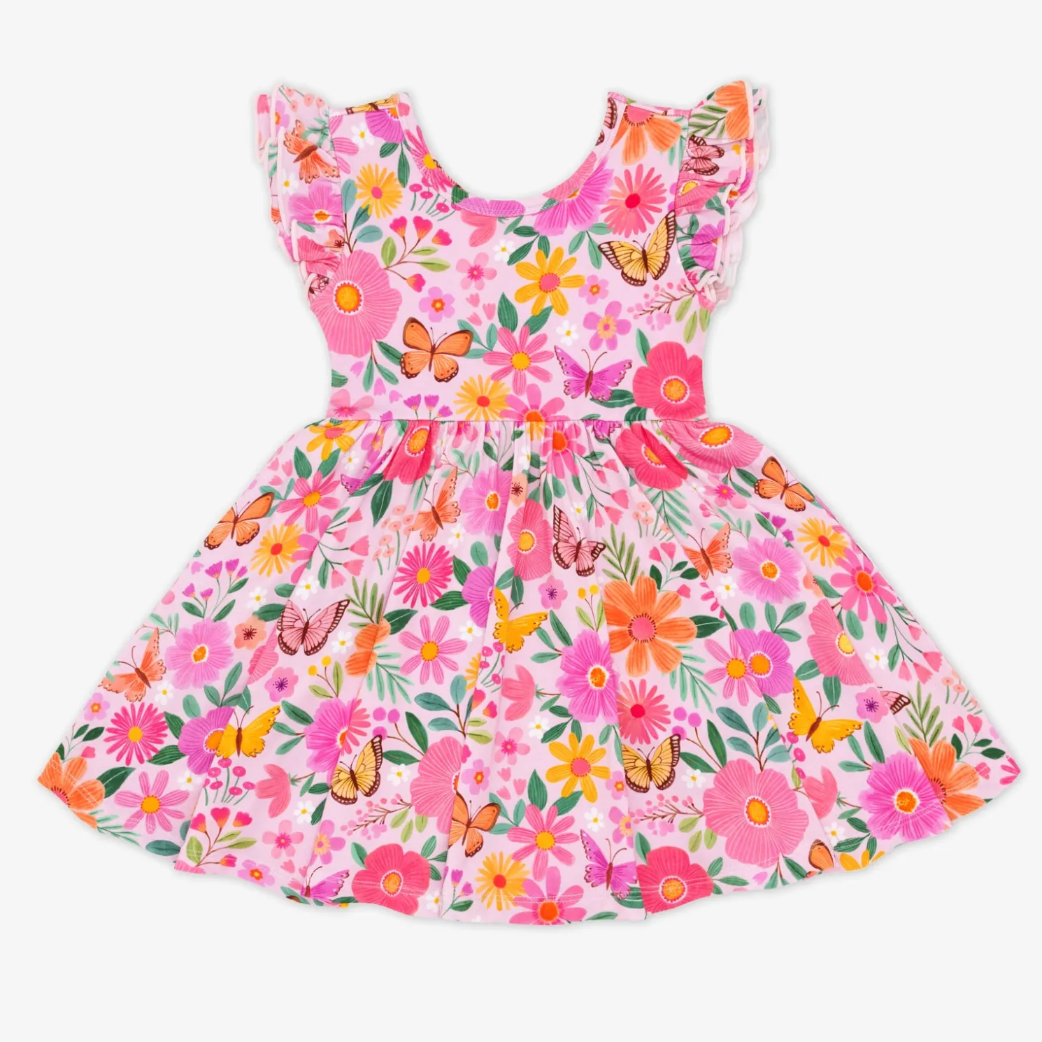 Butterfly Blooms Flutter Twirl Dress