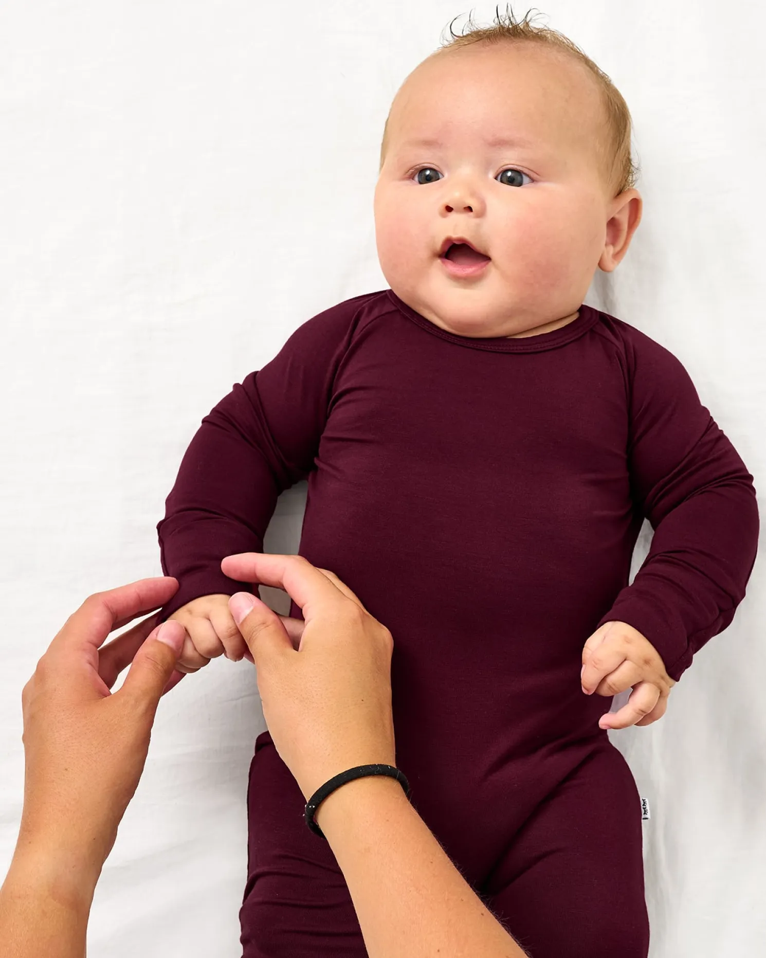 Classic Burgundy Crescent Zippy