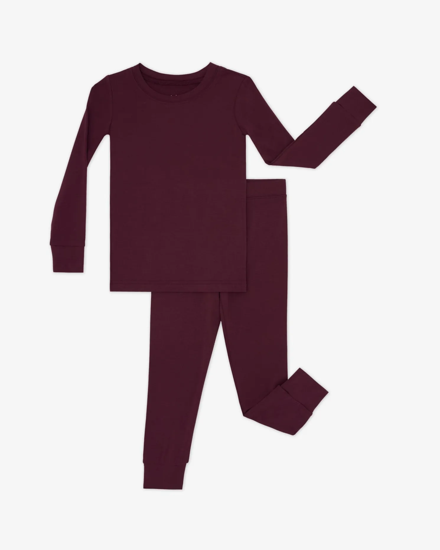 Classic Burgundy Two-Piece Pajama Set