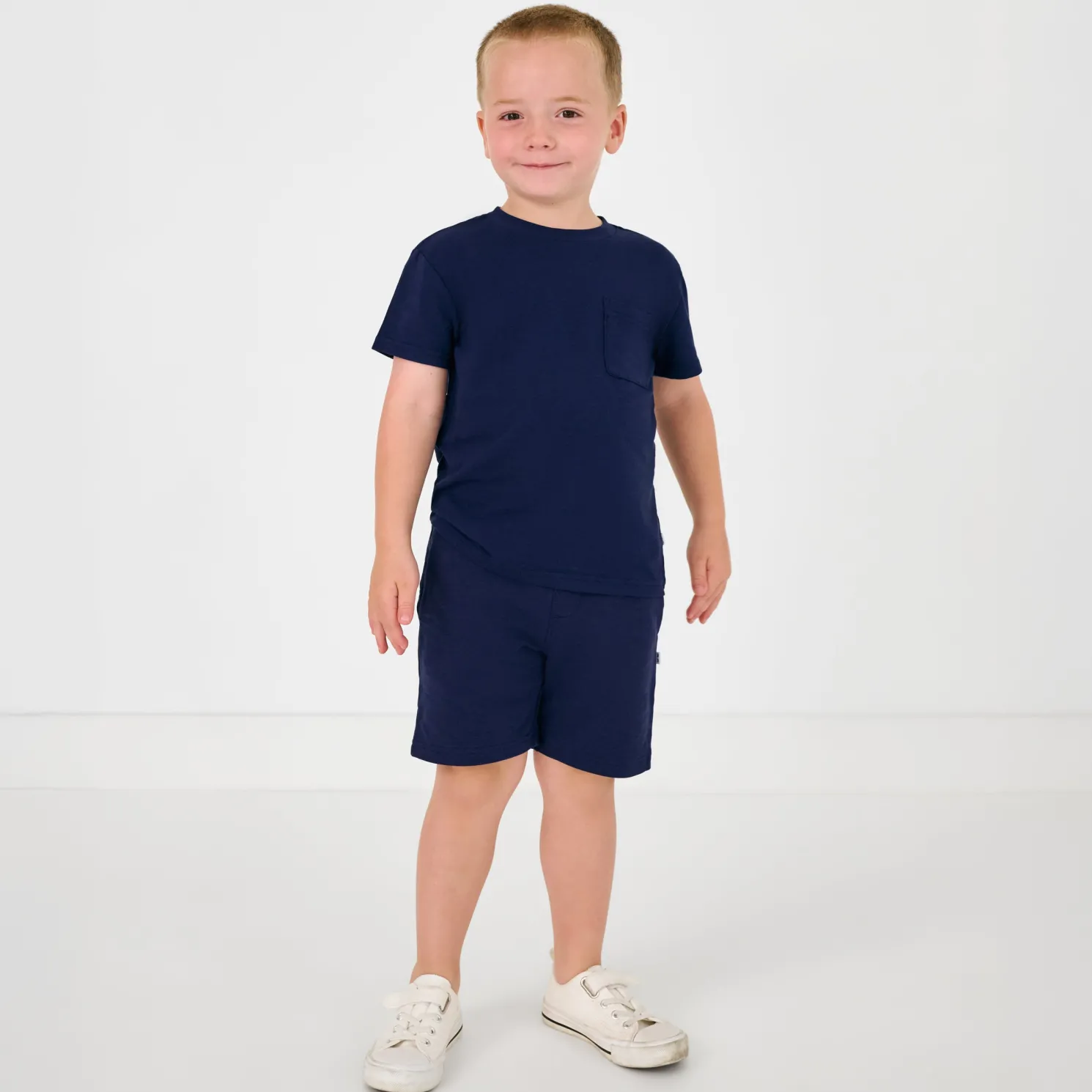 Classic Navy Drawstring Shorts