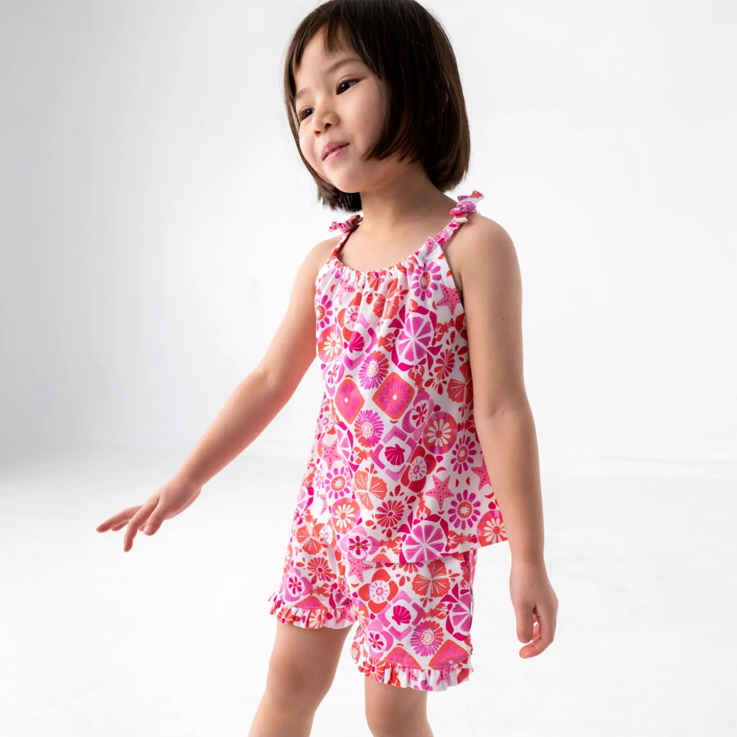 Coastal Gems Ruffle Shorts