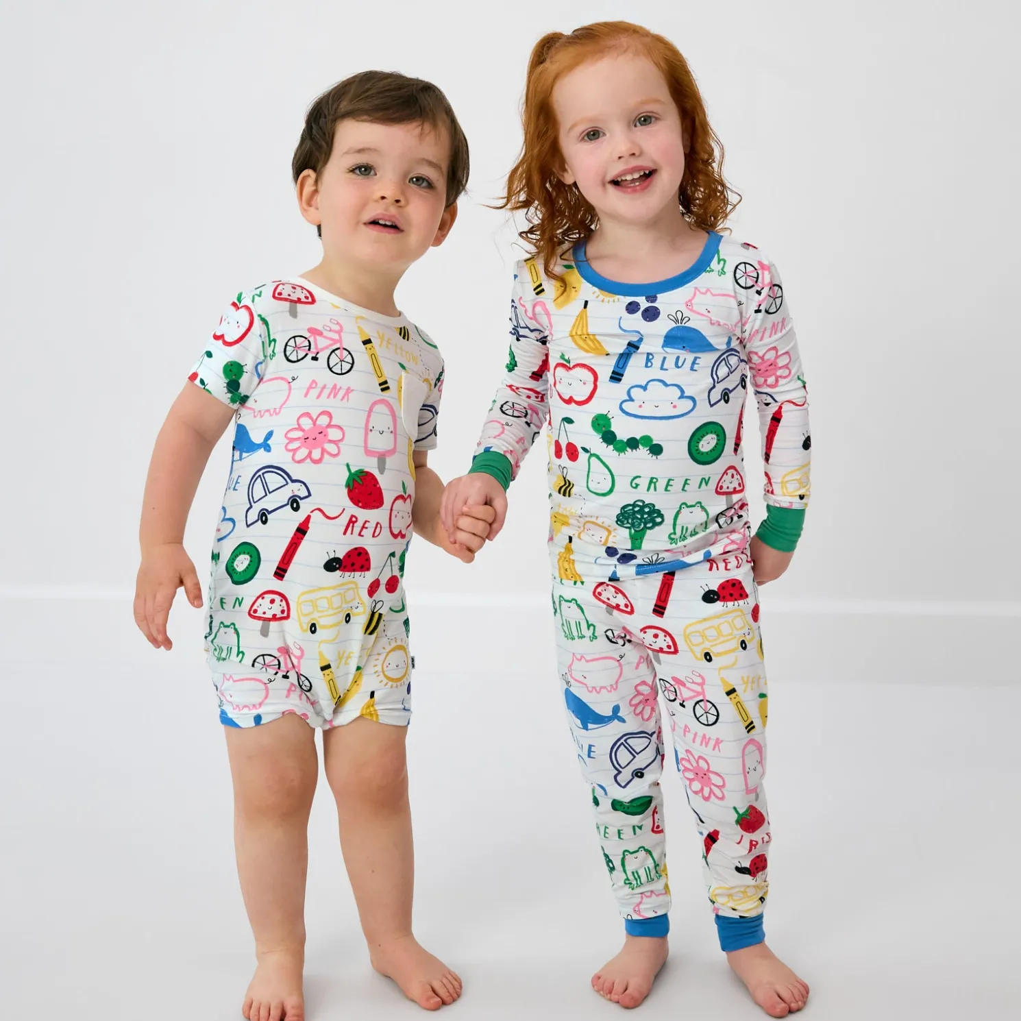 Coloring Crew Pocket Shorty Romper