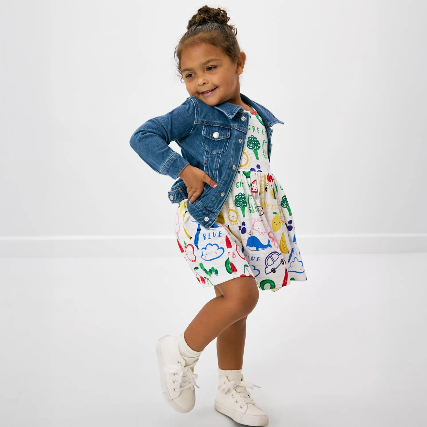 Coloring Crew Skater Dress