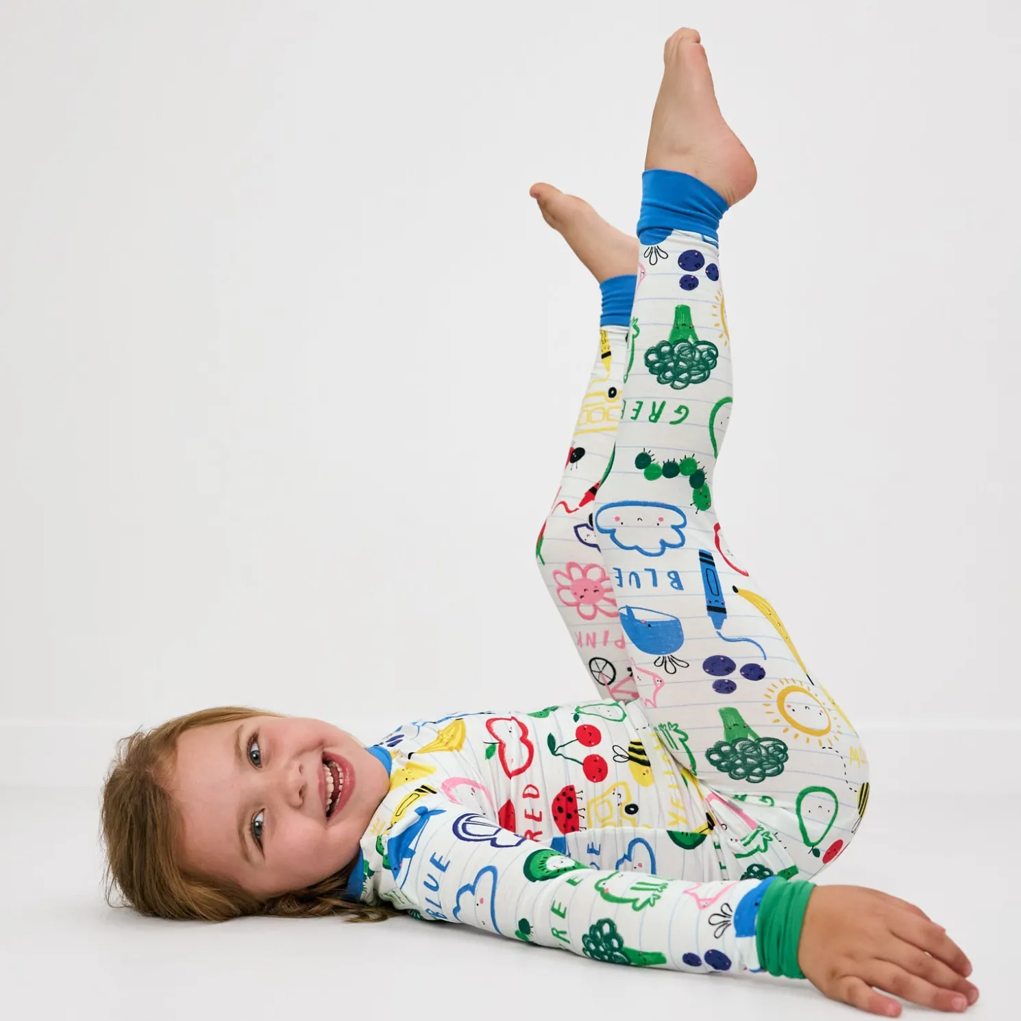 Coloring Crew Two-Piece Pajama Set