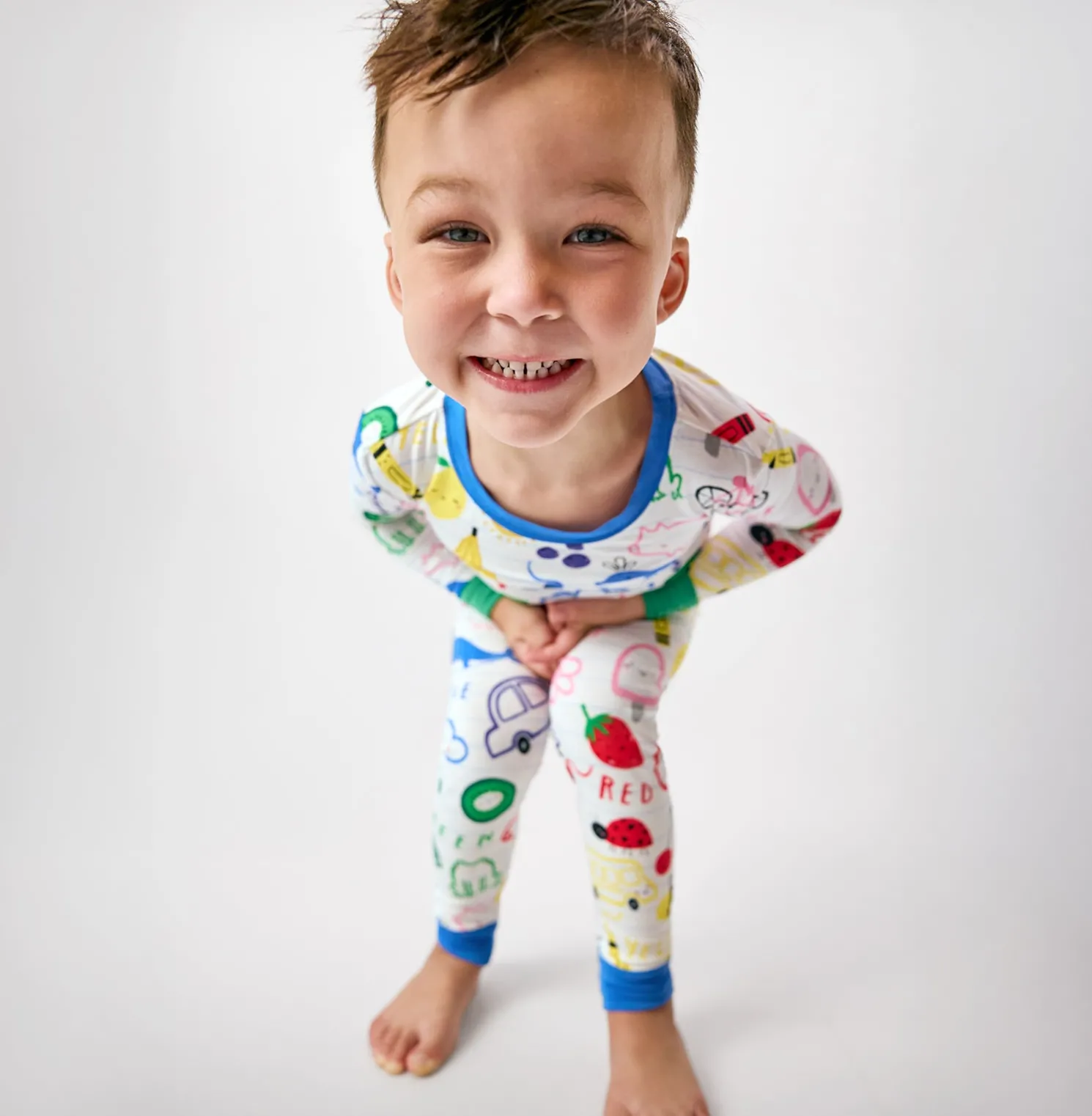 Coloring Crew Two-Piece Pajama Set