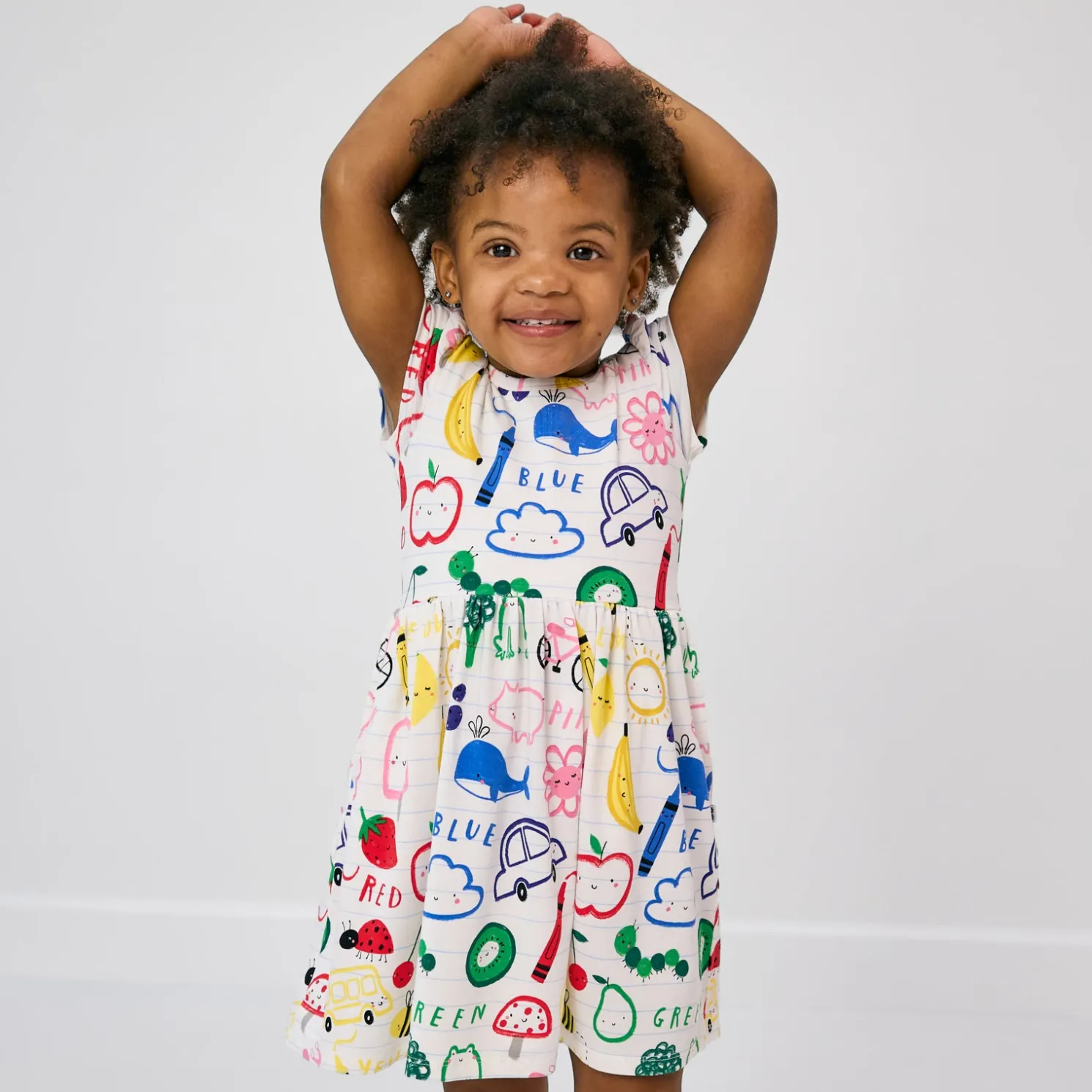 Coloring Crew Skater Dress with Bodysuit