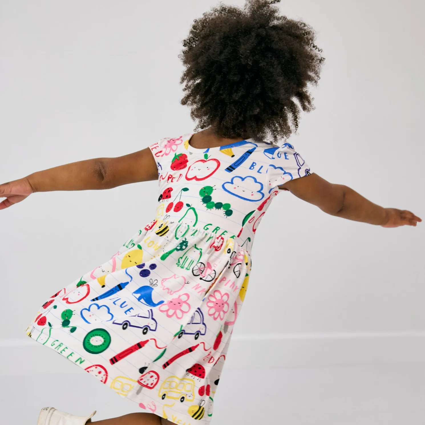 Coloring Crew Skater Dress with Bodysuit