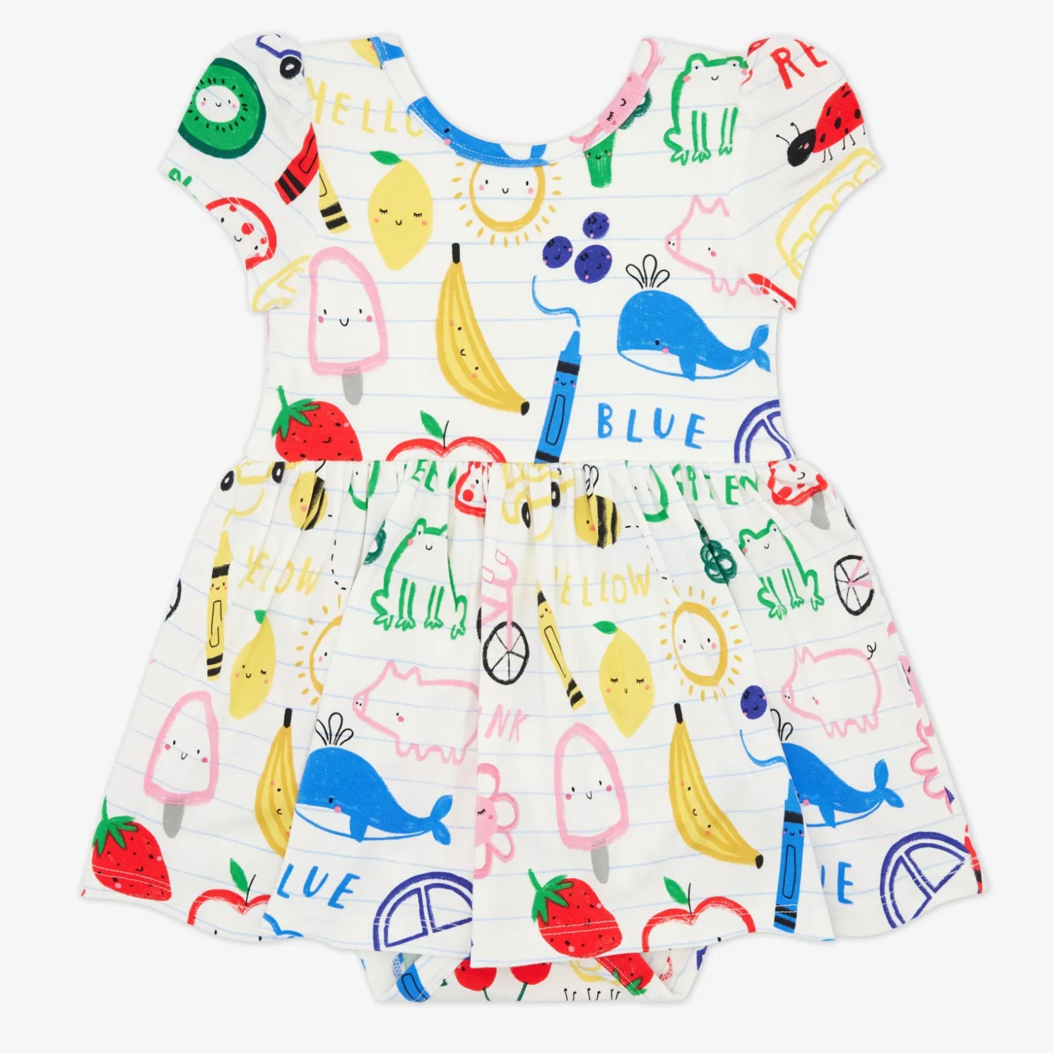 Coloring Crew Skater Dress with Bodysuit