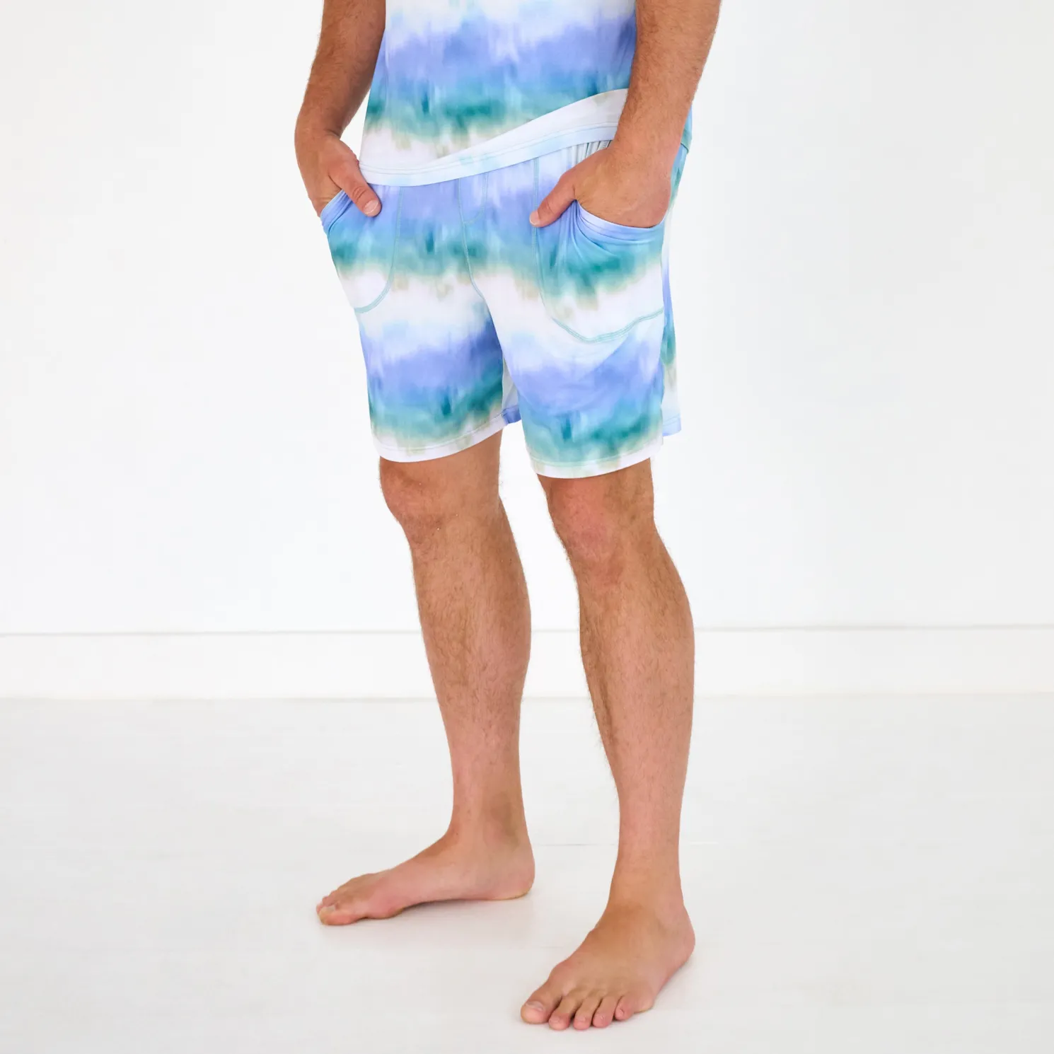 Cosmic Mist Men's Pajama Shorts