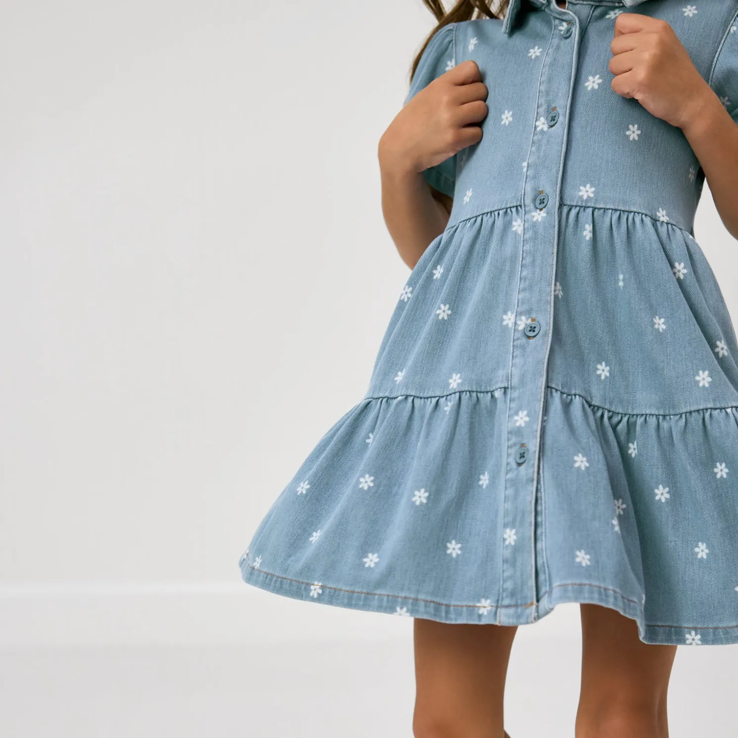 Daisy Denim Button Down Dress