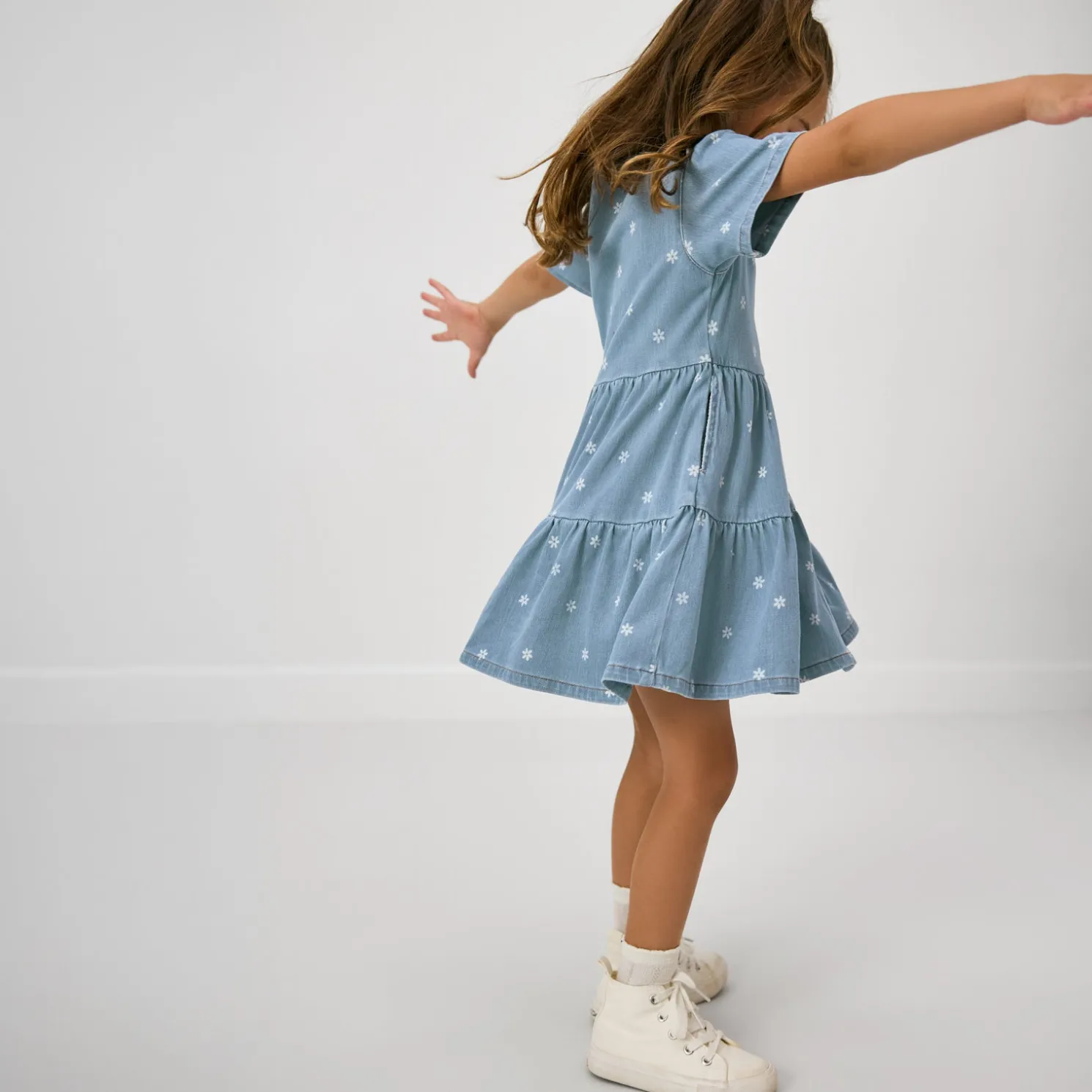 Daisy Denim Button Down Dress