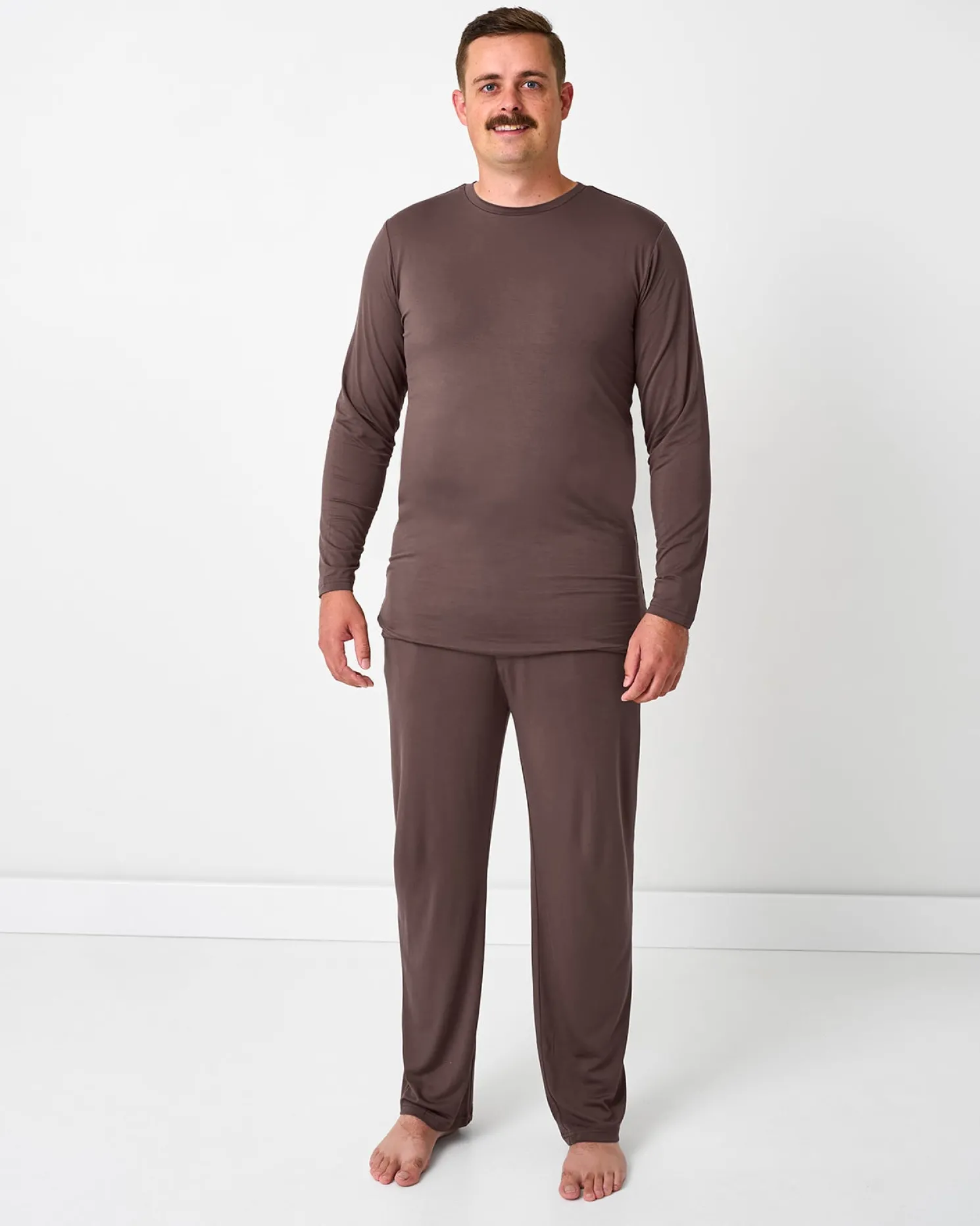 Dark Chocolate Men's Pajama Top