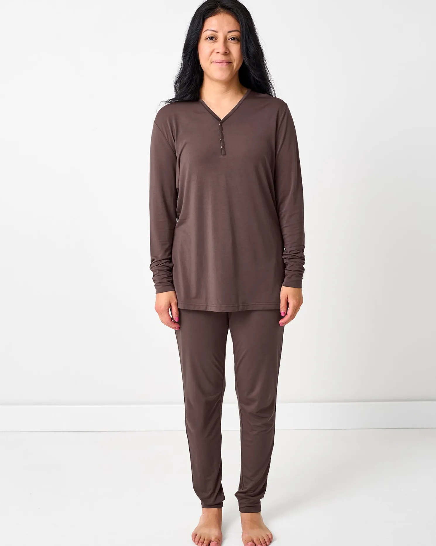 Dark Chocolate Women's Pajama Top