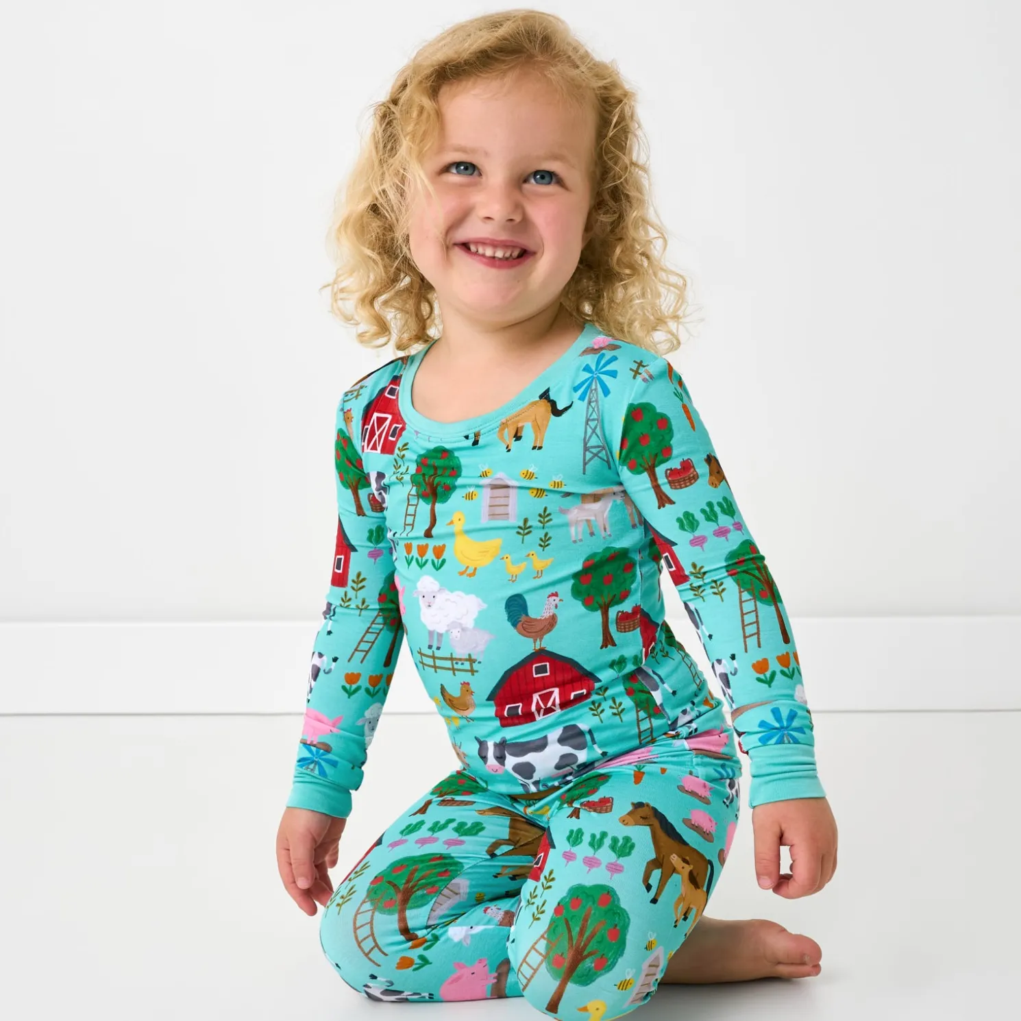 Farm Fam Two-Piece Pajama Set