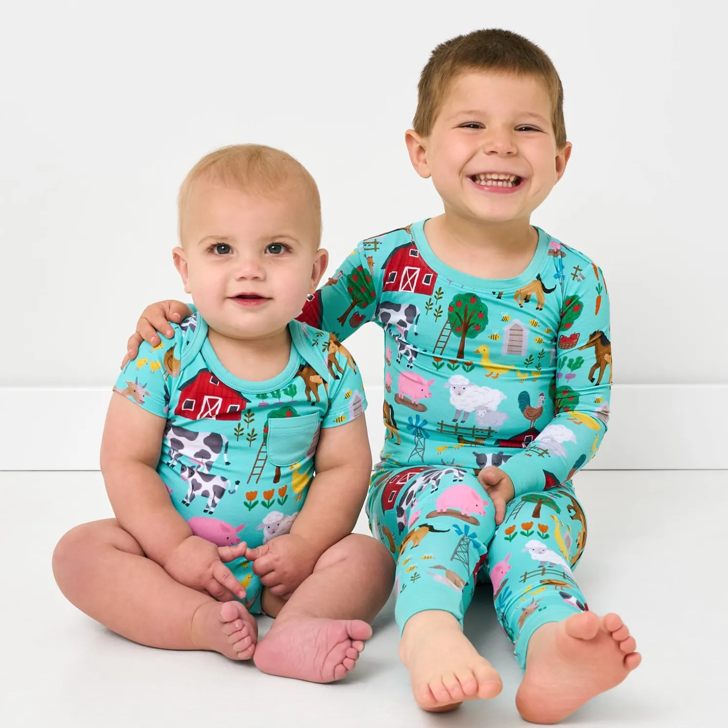Farm Fam Two-Piece Pajama Set