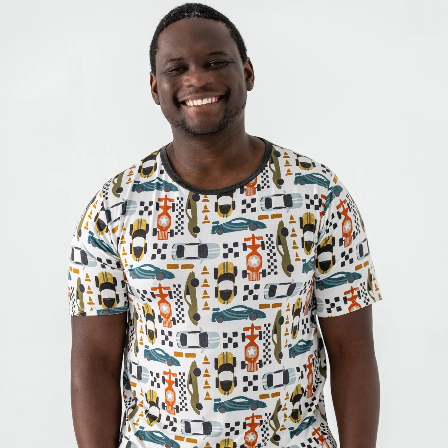 Fast Lane Men's Short Sleeve Pajama Top