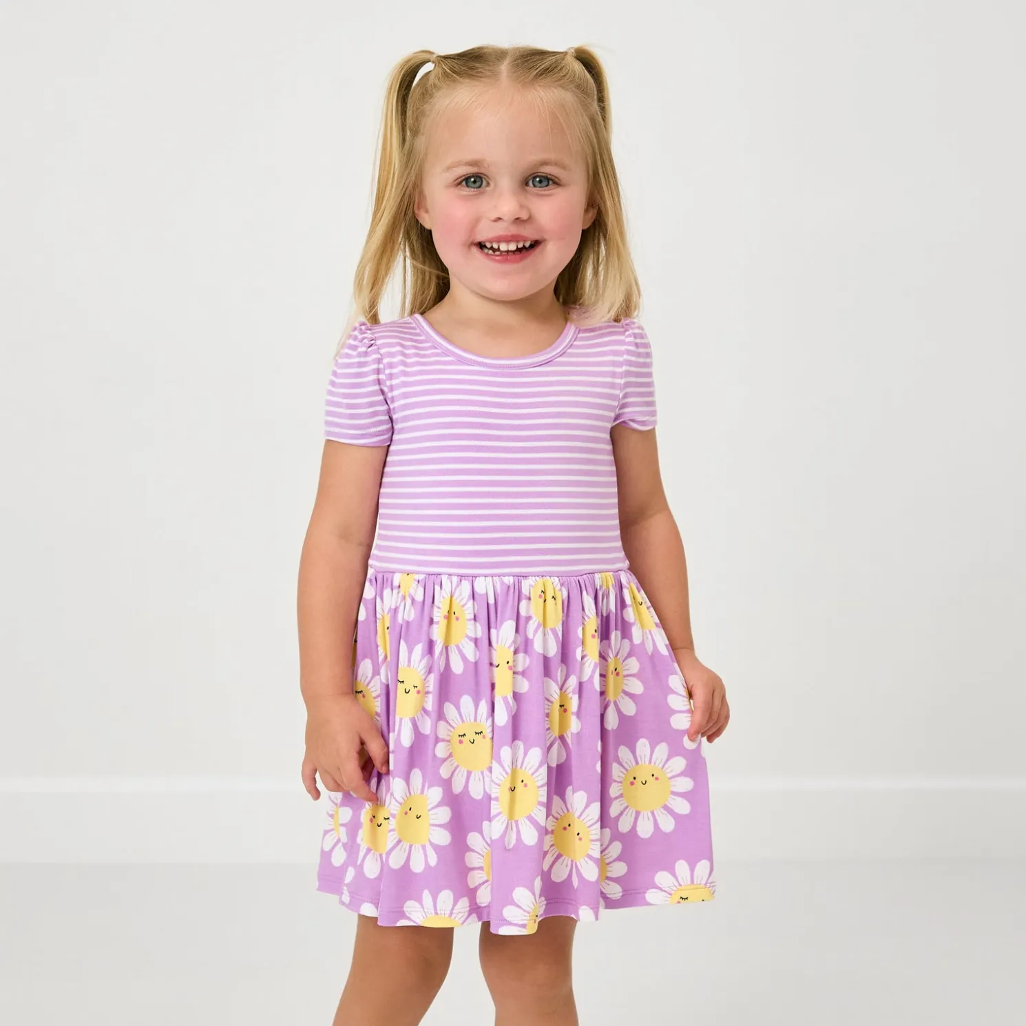 Flower Power Skater Dress with Bodysuit