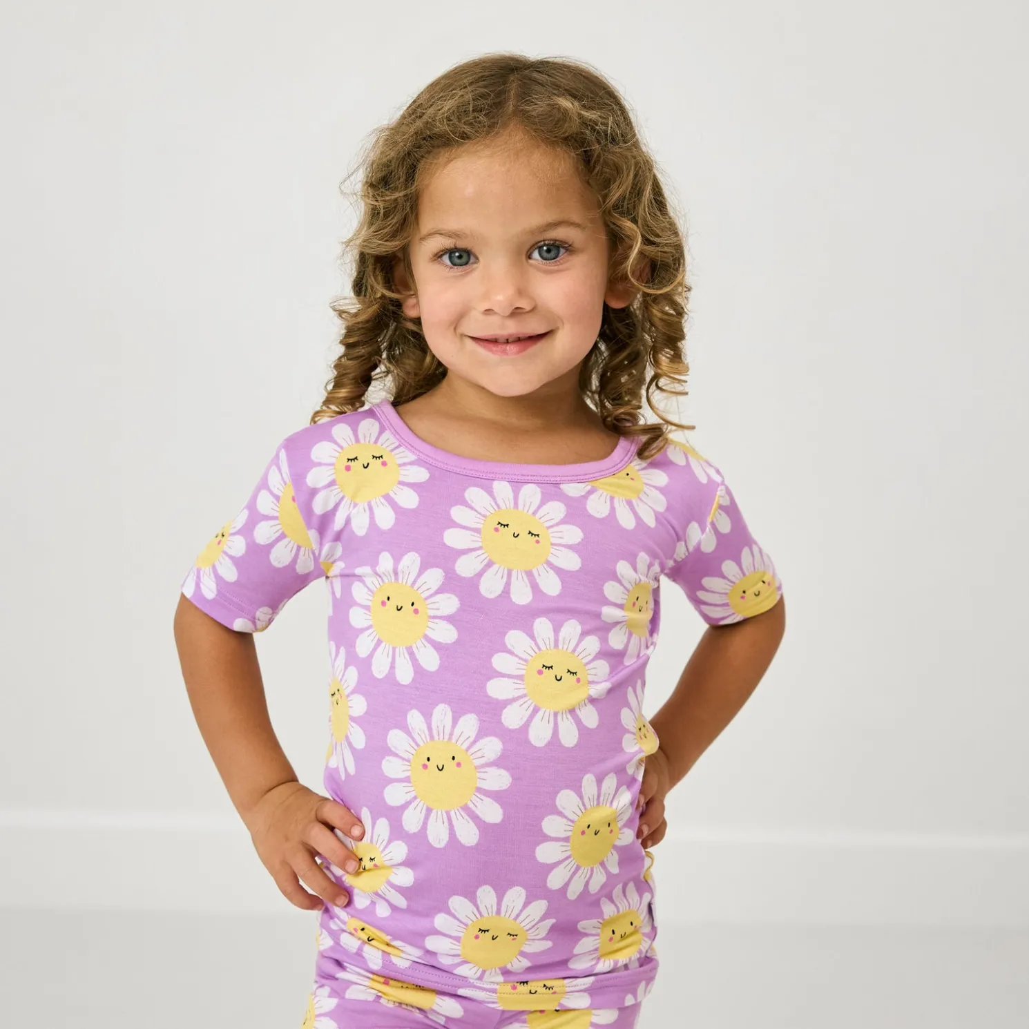 Flower Power Two-Piece Pajama Set