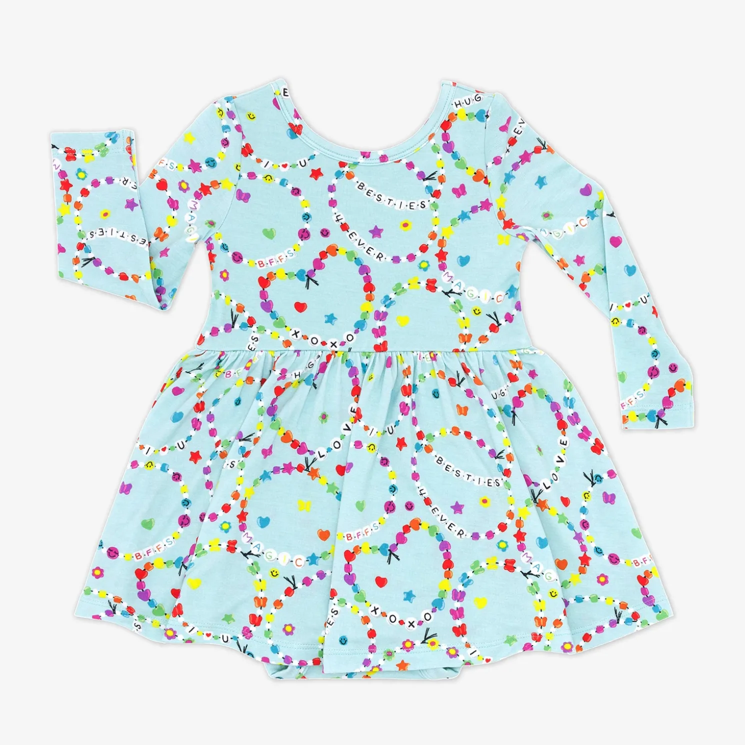Friends Forever Twirl Dress with Bodysuit