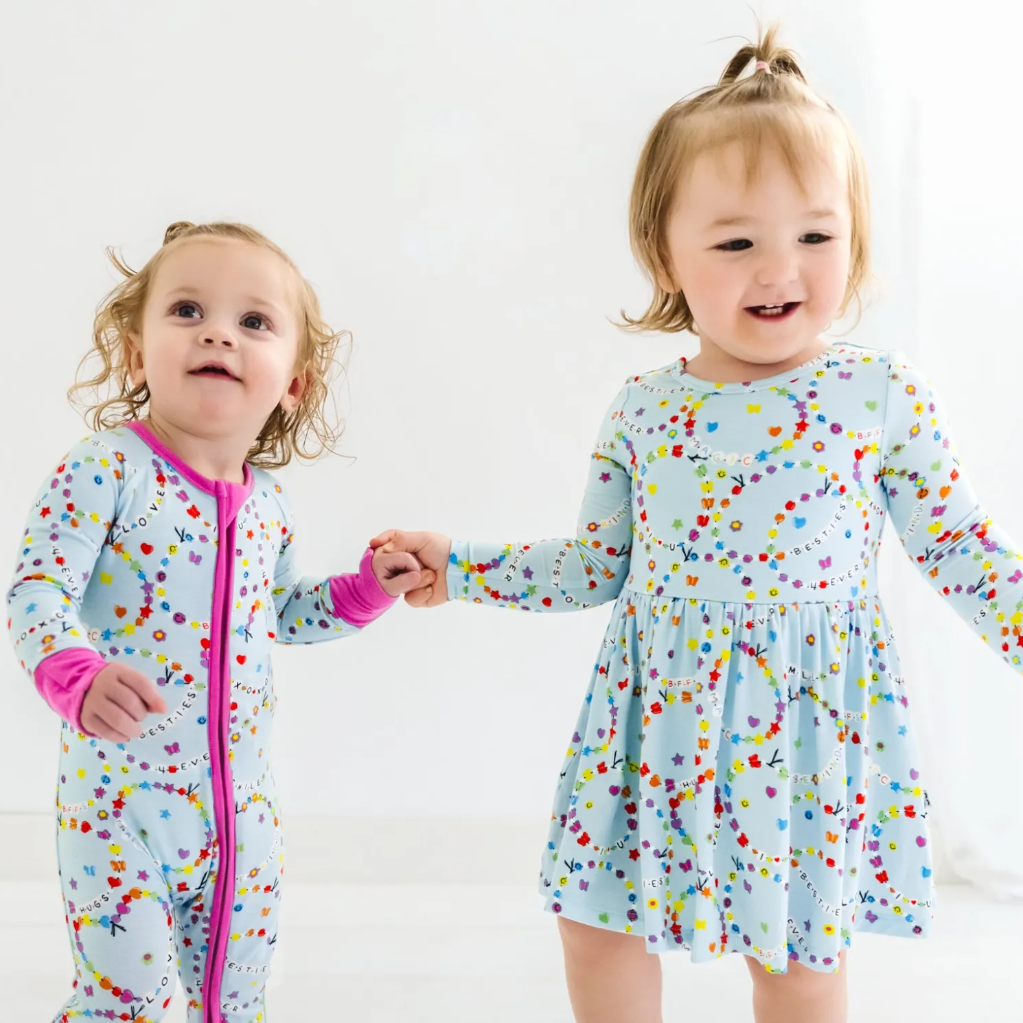 Friends Forever Twirl Dress with Bodysuit