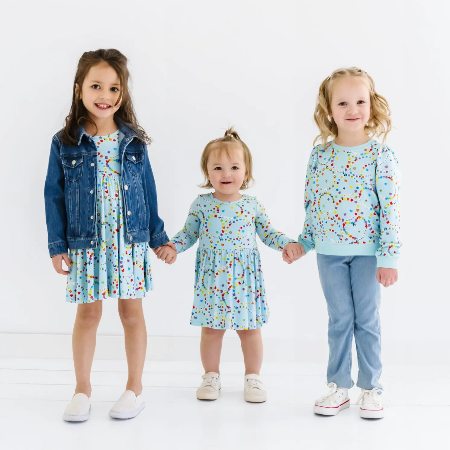 Friends Forever Twirl Dress with Bodysuit