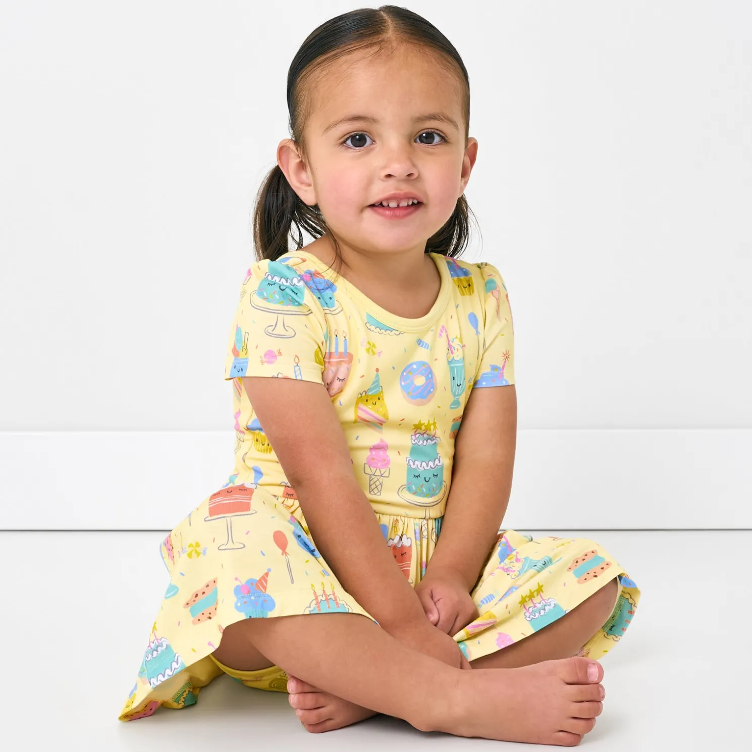 Frosted Fun Skater Dress with Bodysuit