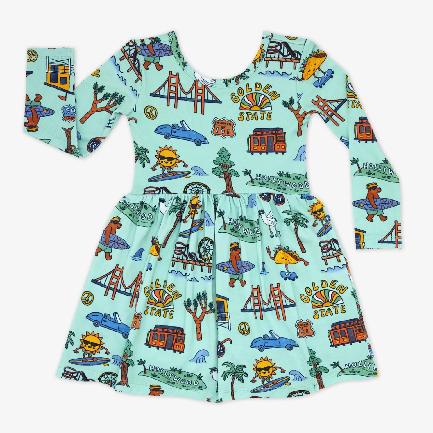 Golden State Skater Dress