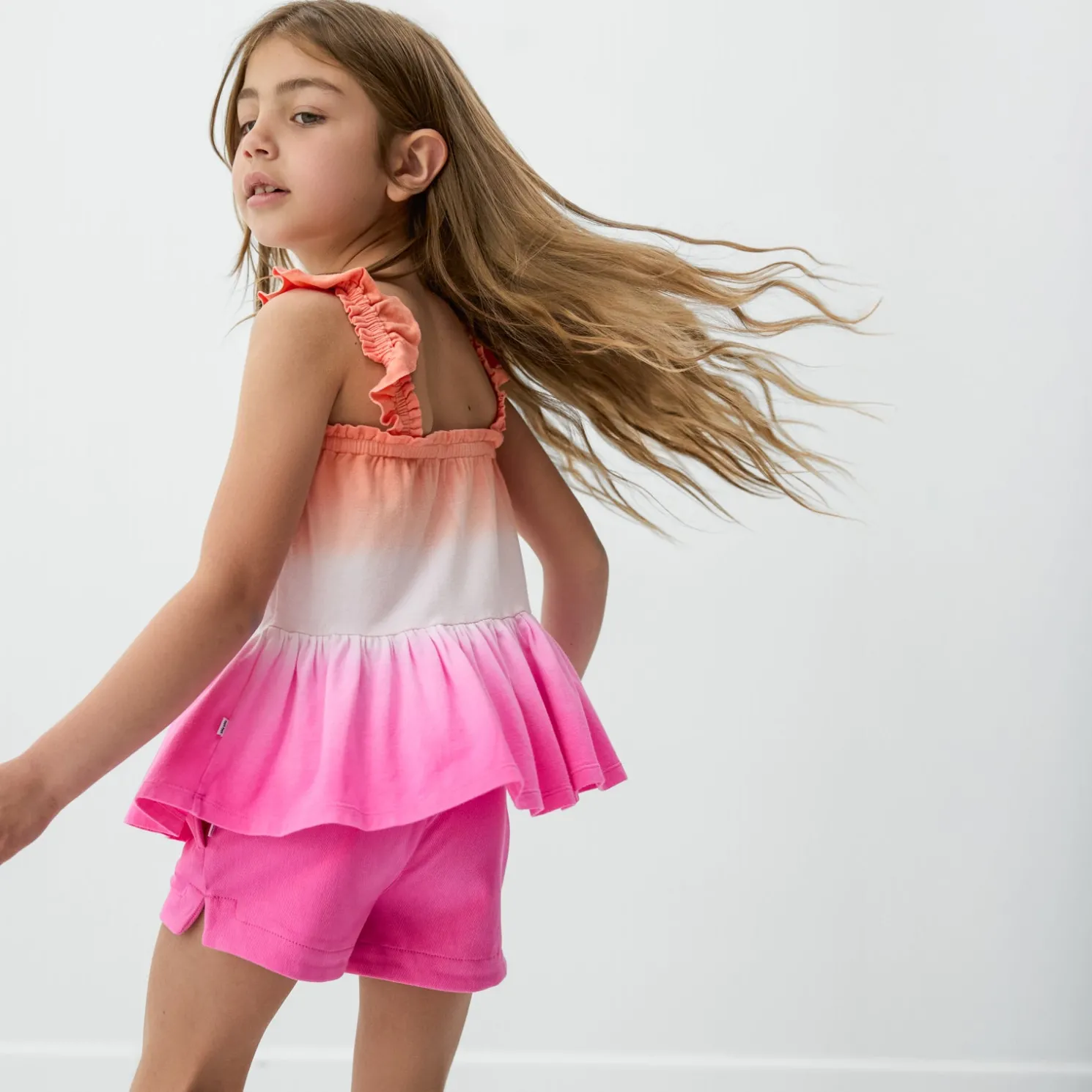 Guava Glow Flutter Tank