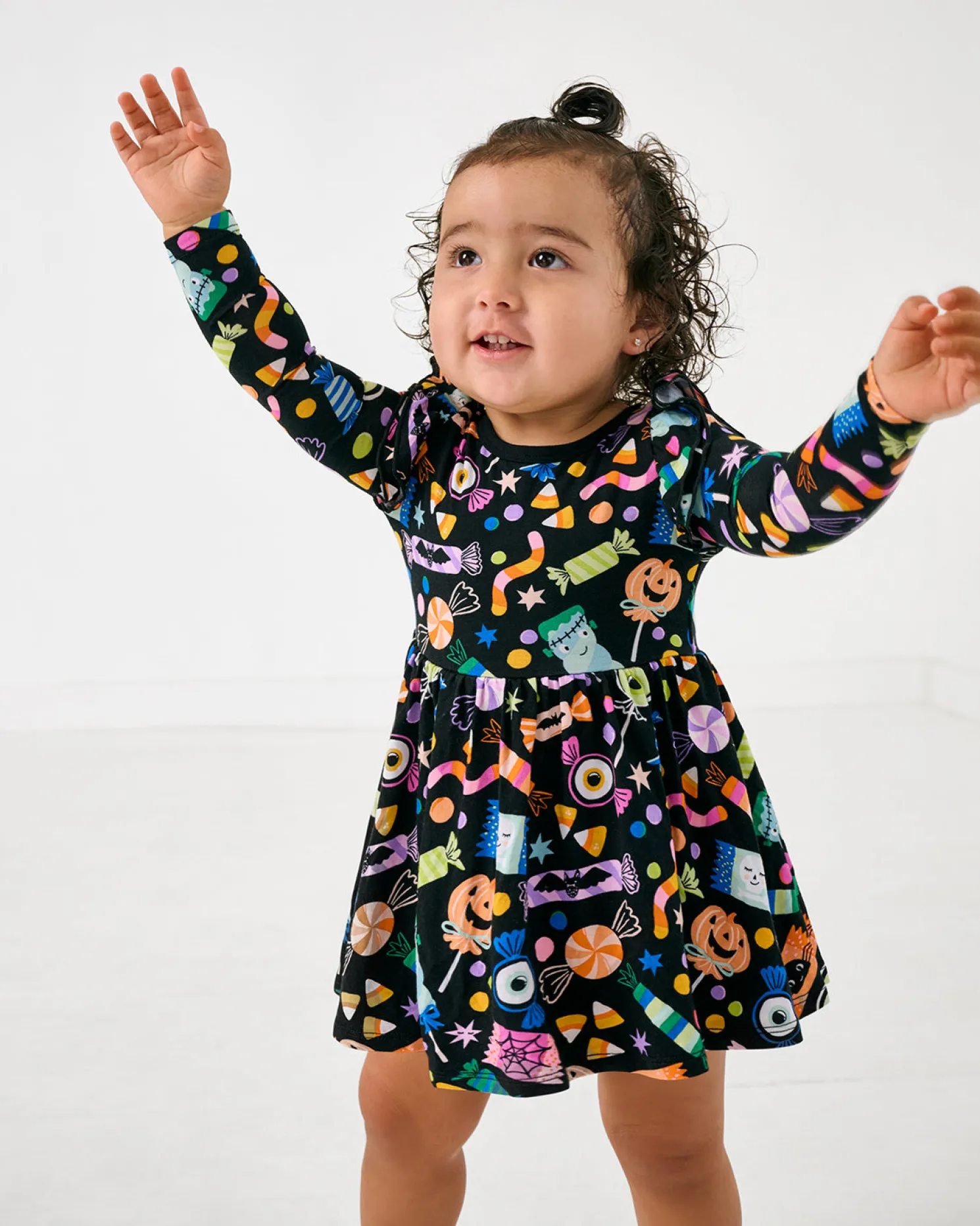 Halloween Haul Flutter Twirl Dress with Bodysuit