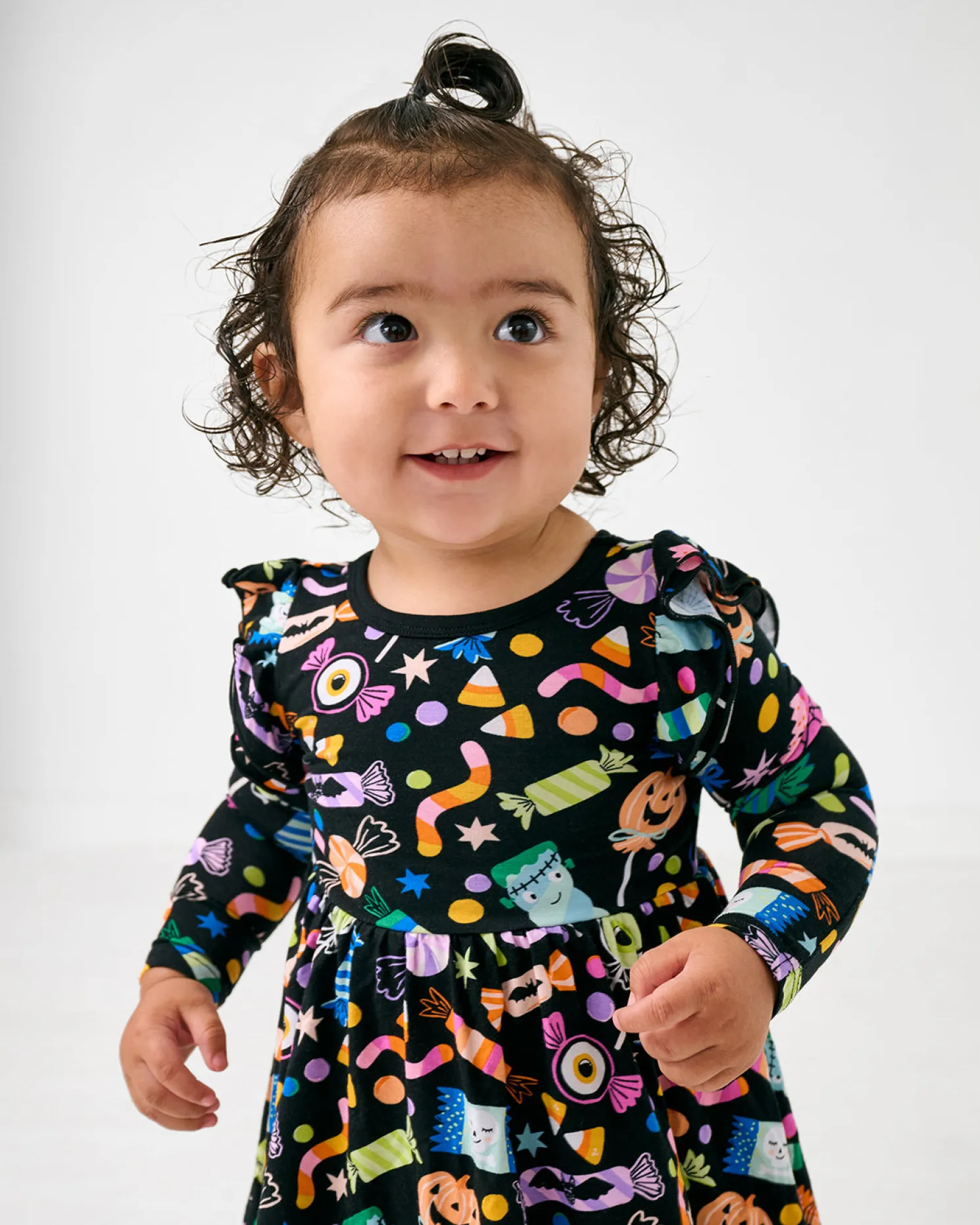 Halloween Haul Flutter Twirl Dress with Bodysuit