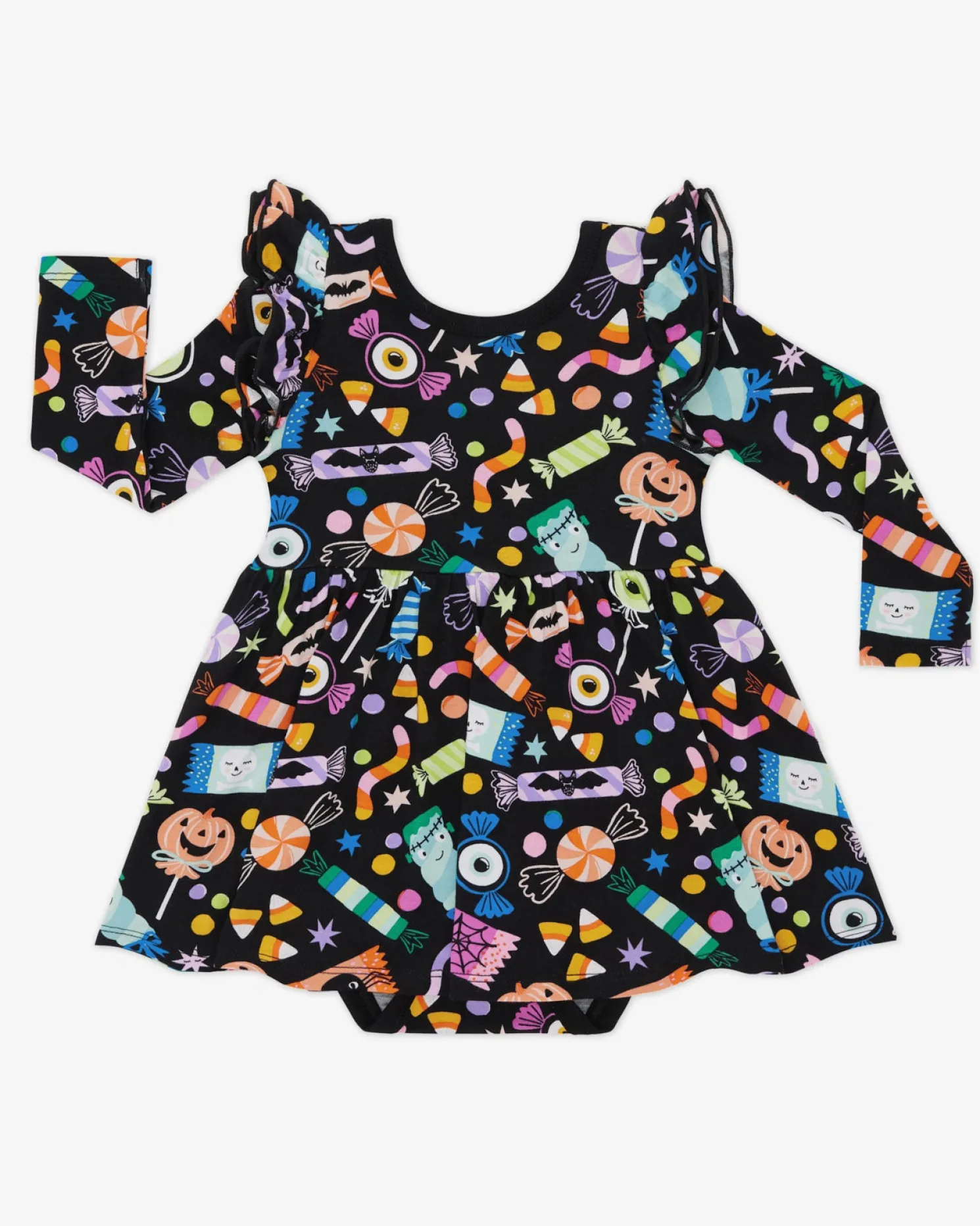 Halloween Haul Flutter Twirl Dress with Bodysuit