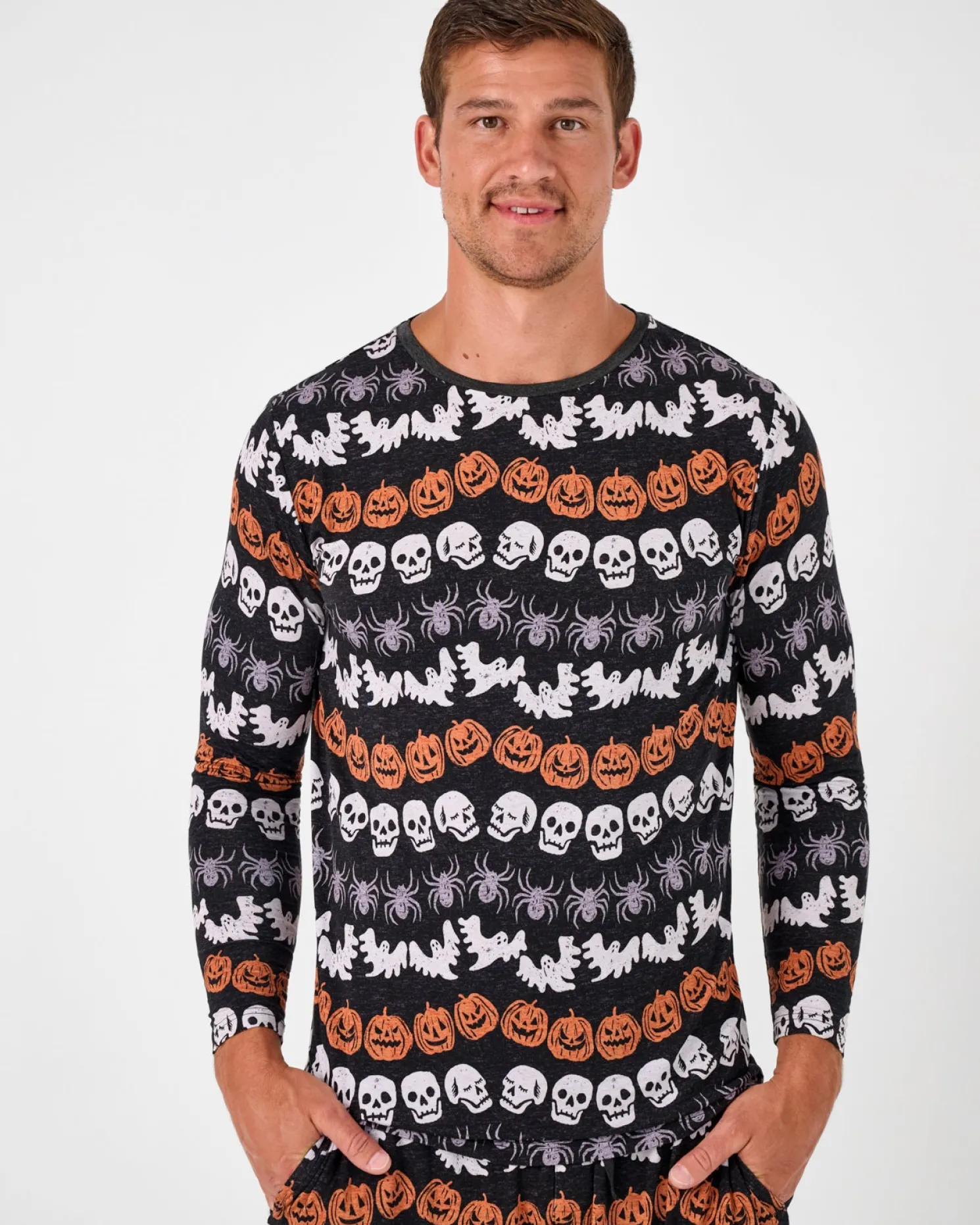 Hallows Eve Men's Pajama Top