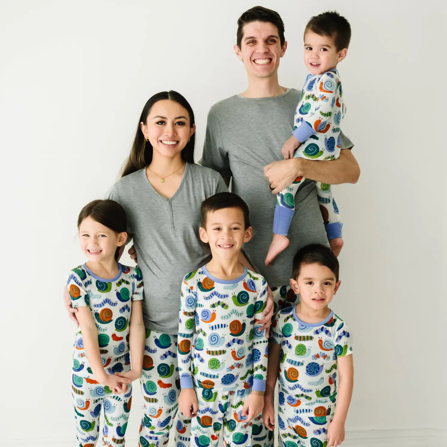 Heather Gray Women's Short Sleeve Pajama Top