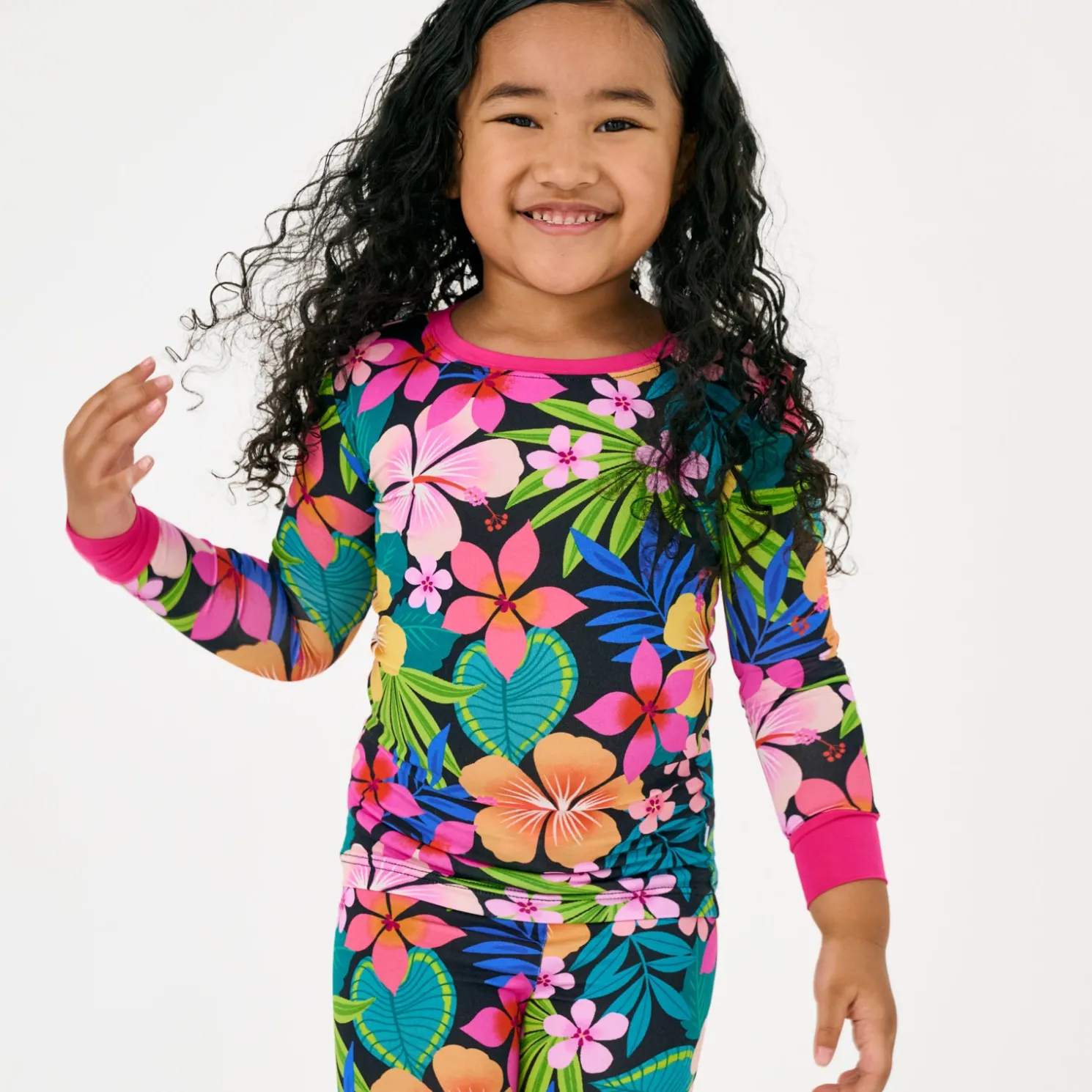Jungle Blooms Two-Piece Pajama Set