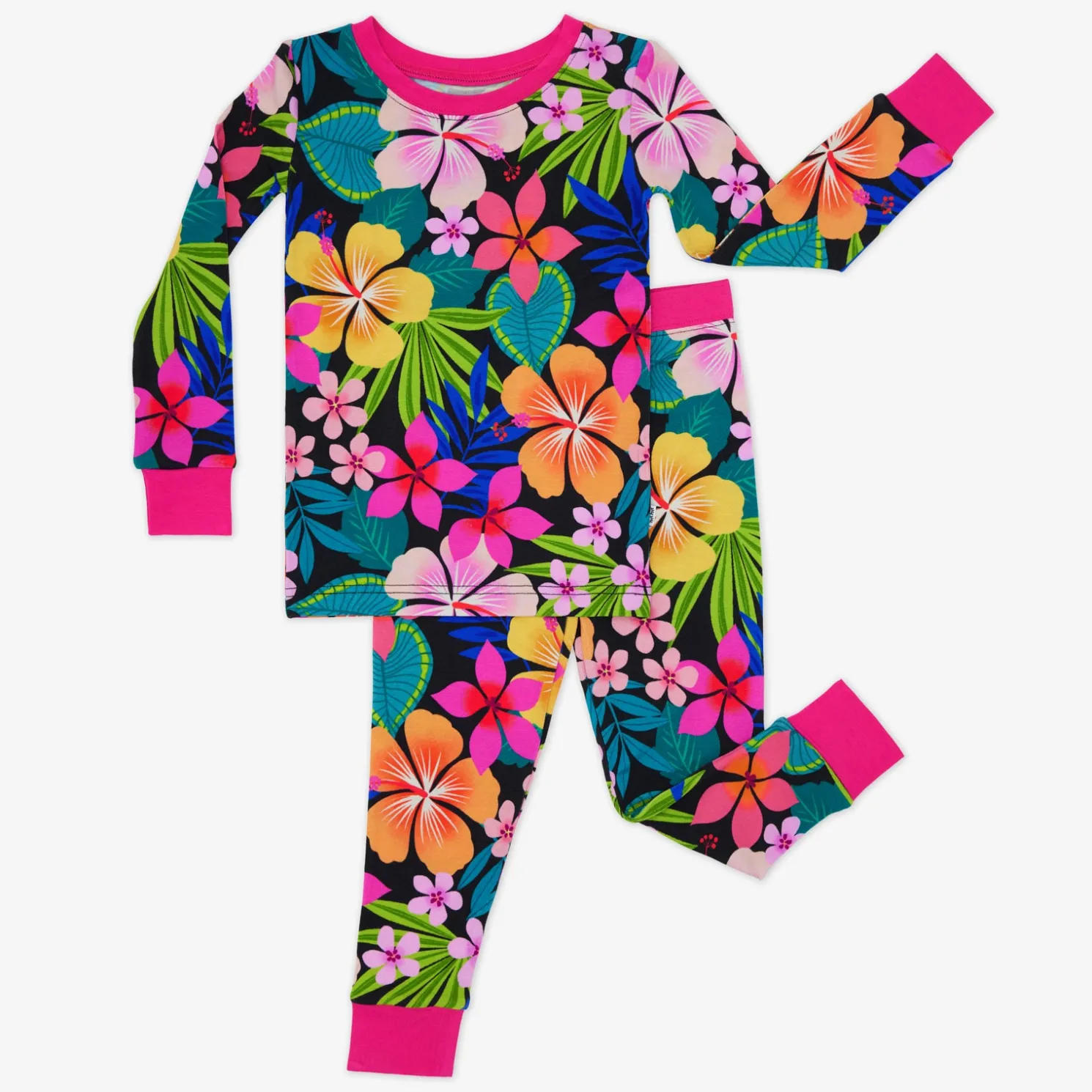 Jungle Blooms Two-Piece Pajama Set