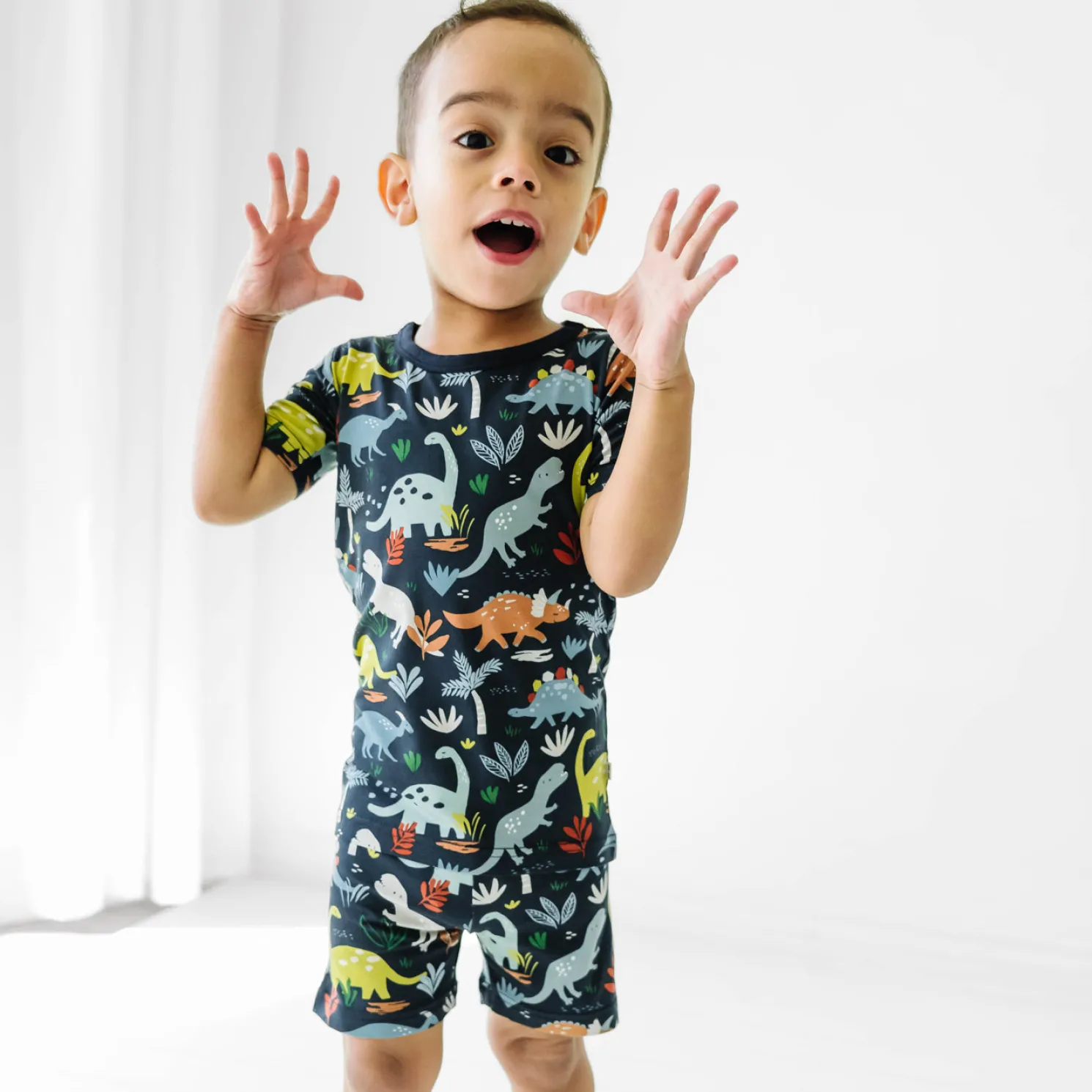 Jurassic Jungle Two-Piece Pajama Set